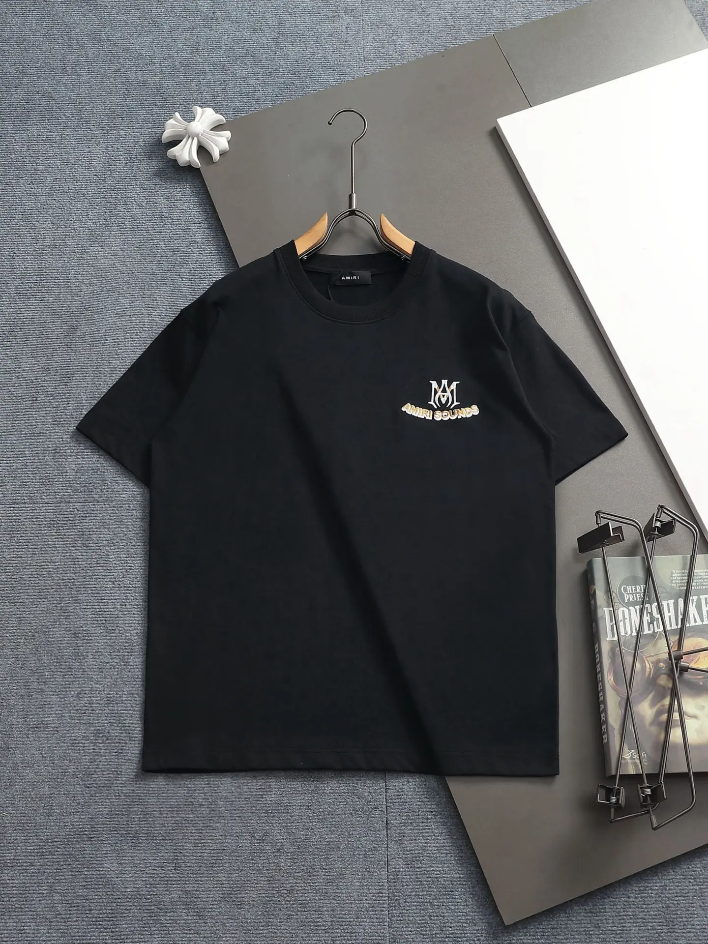 Amiri Sounds Logo Cotton T-Shirt D17514195