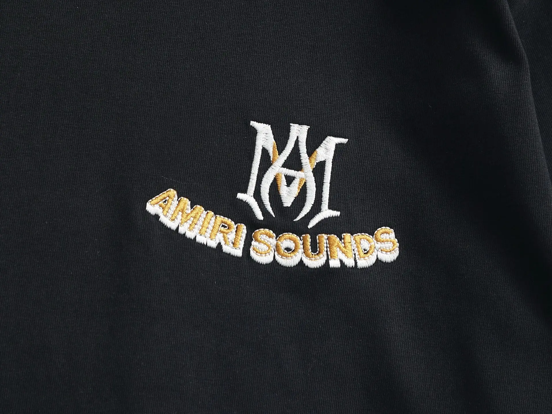Amiri Sounds Logo Cotton T-Shirt D17514195 — view 5