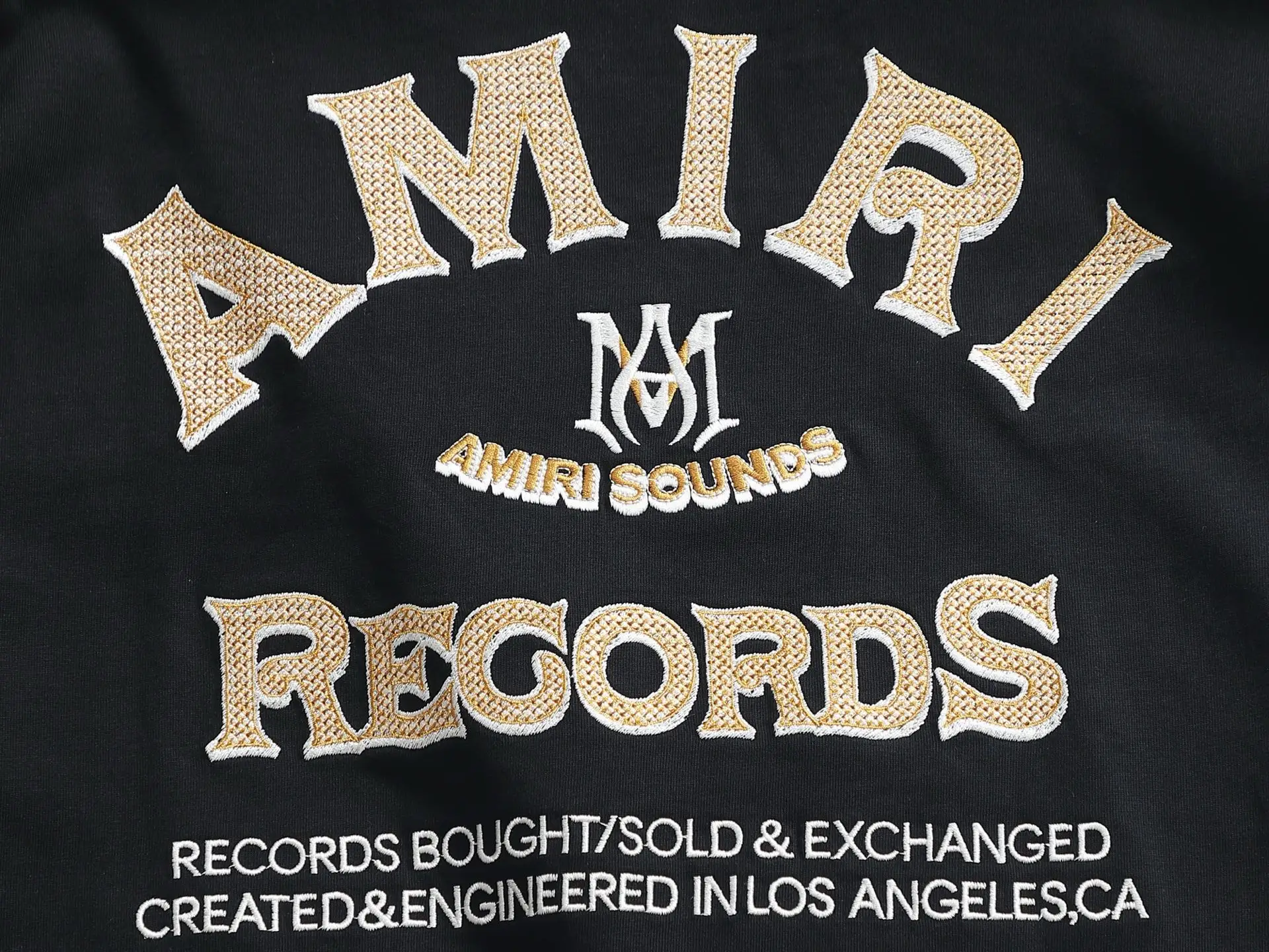 Amiri Sounds Logo Cotton T-Shirt D17514195 — view 10