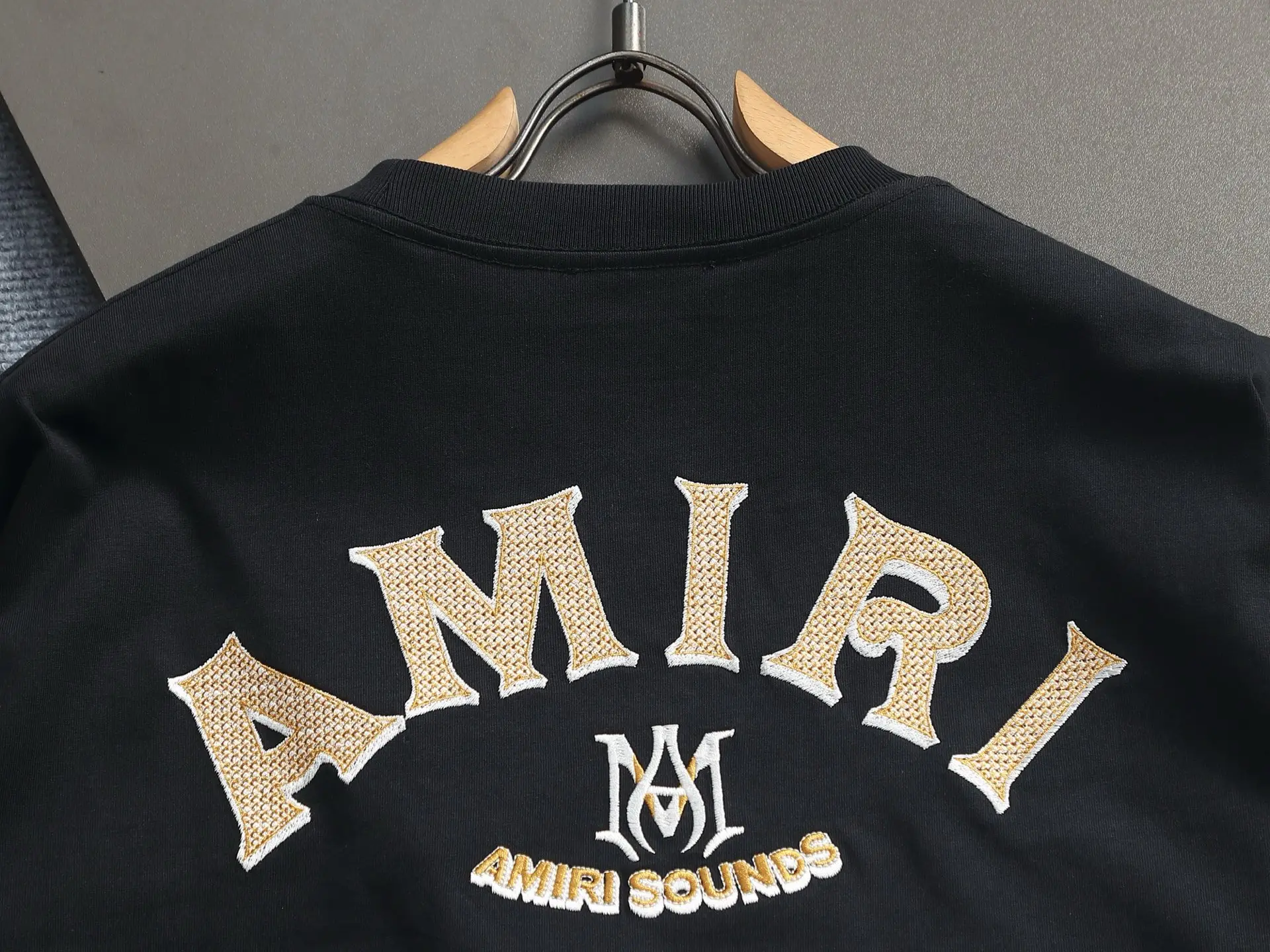Amiri Sounds Logo Cotton T-Shirt D17514195 — view 11