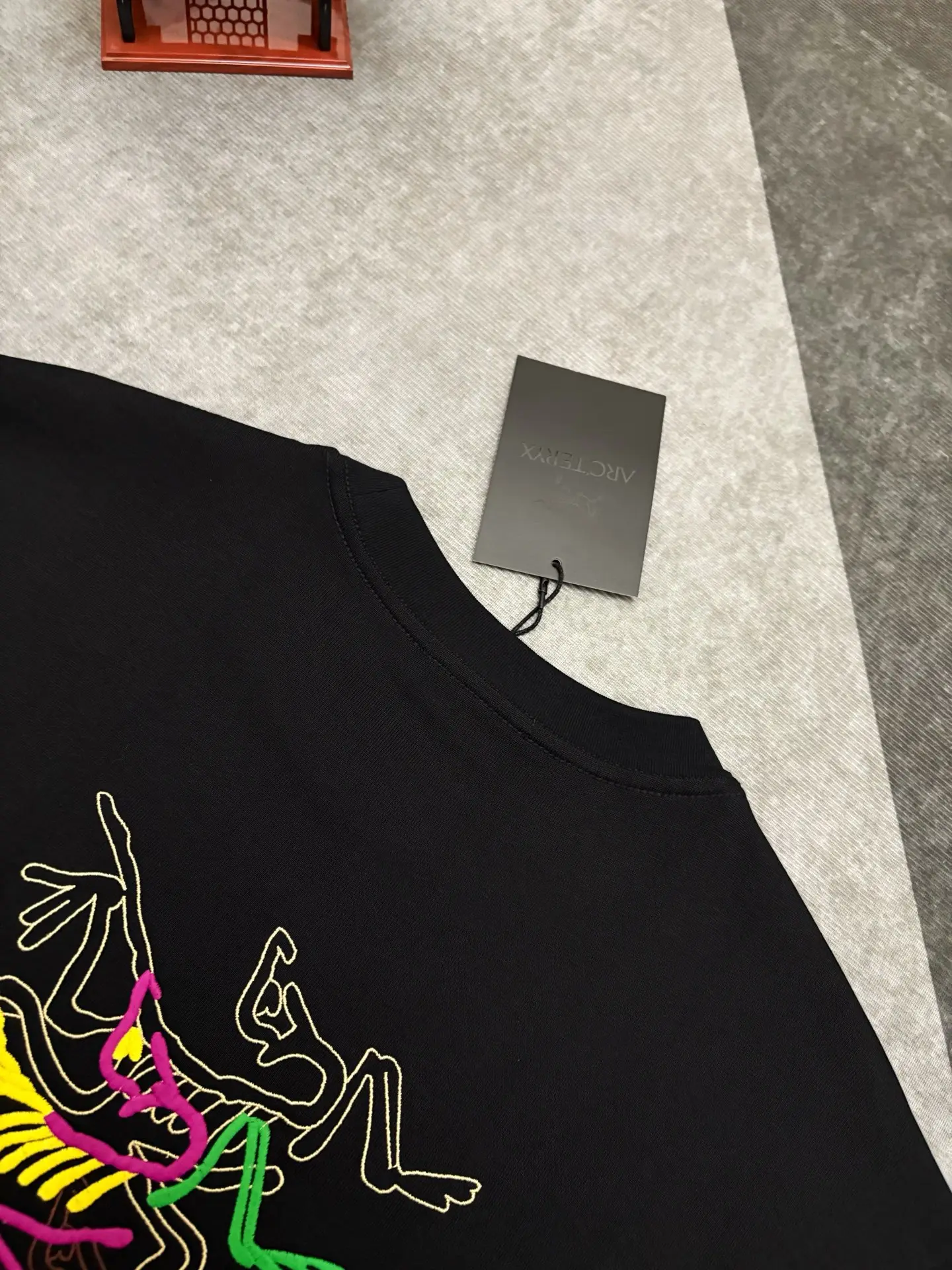 Embroidered Logo Cotton T-Shirt D17514873 — view 8