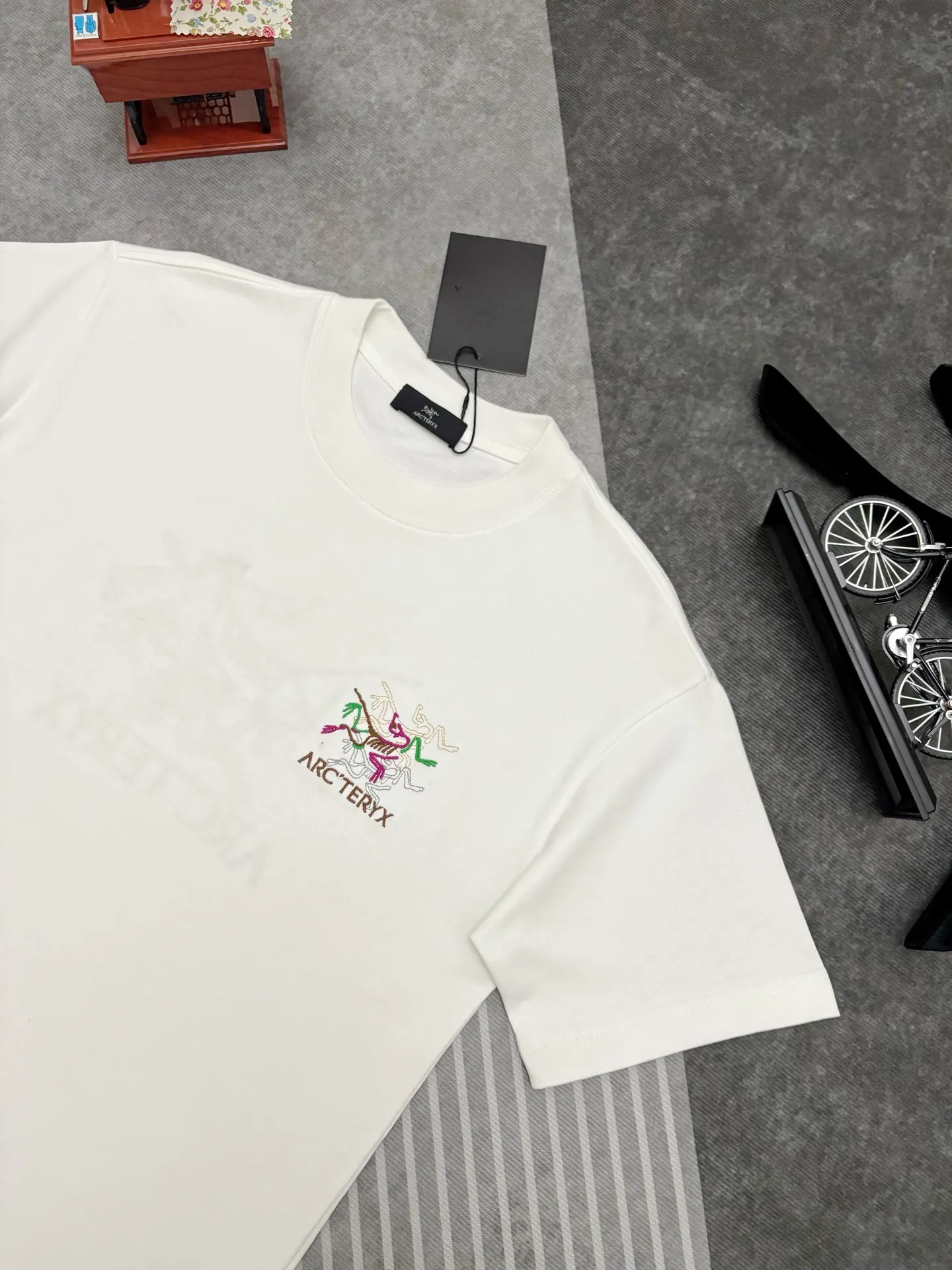 Embroidered Logo Cotton T-Shirt D17514874 — view 3