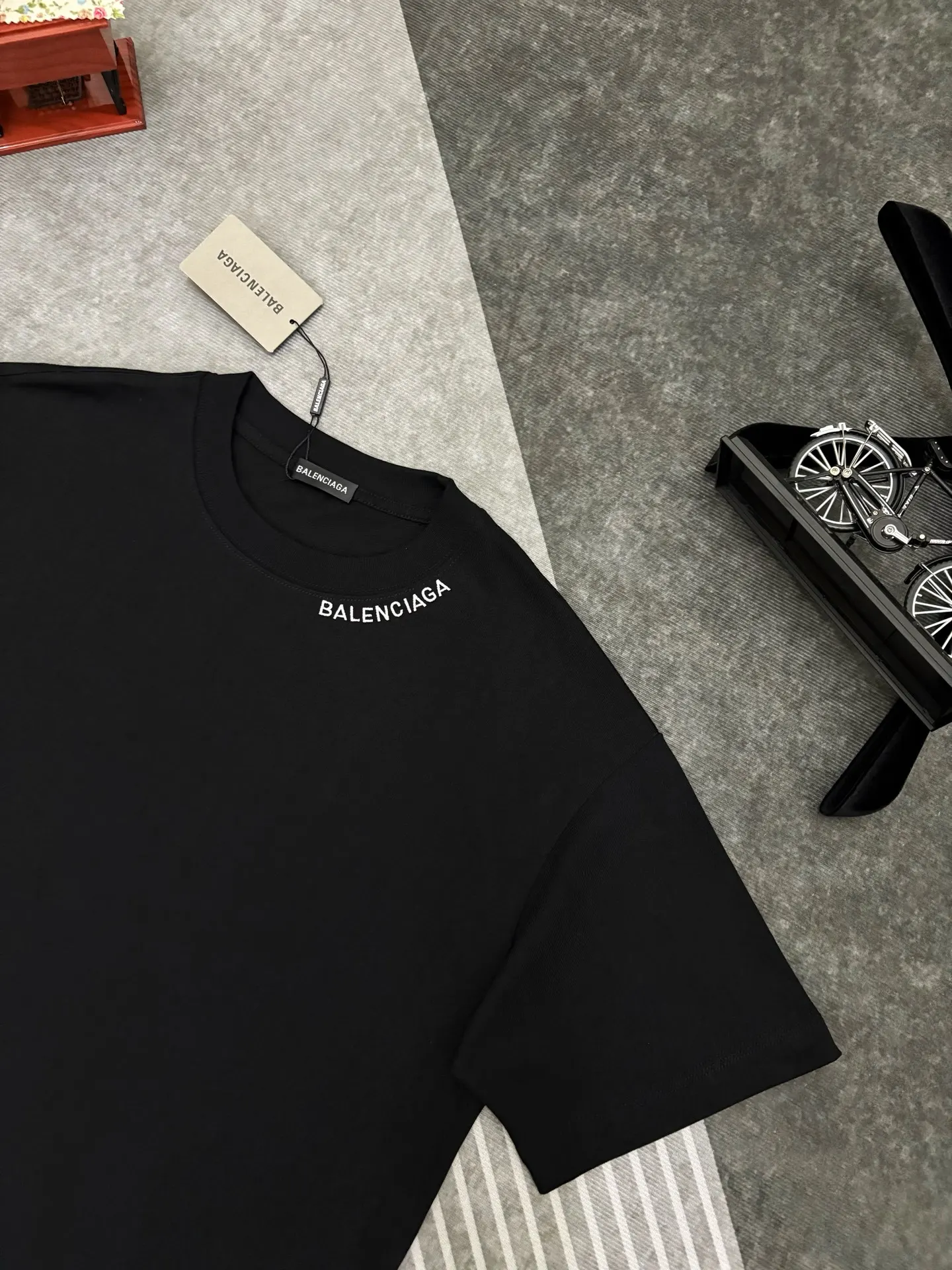 Embroidered Logo Cotton T-Shirt D17514890 — view 3