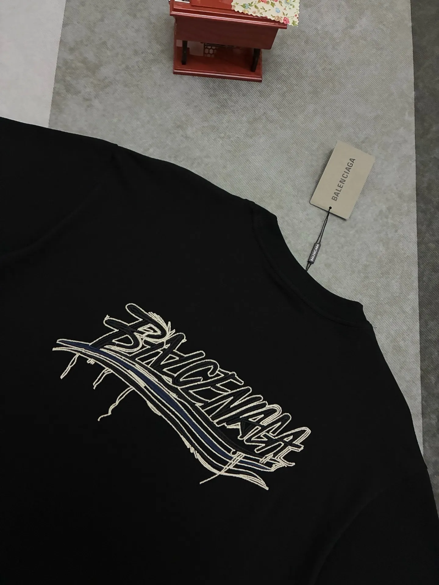 Logo-Embroidered Cotton-Jersey T-Shirt D17514903 — view 7