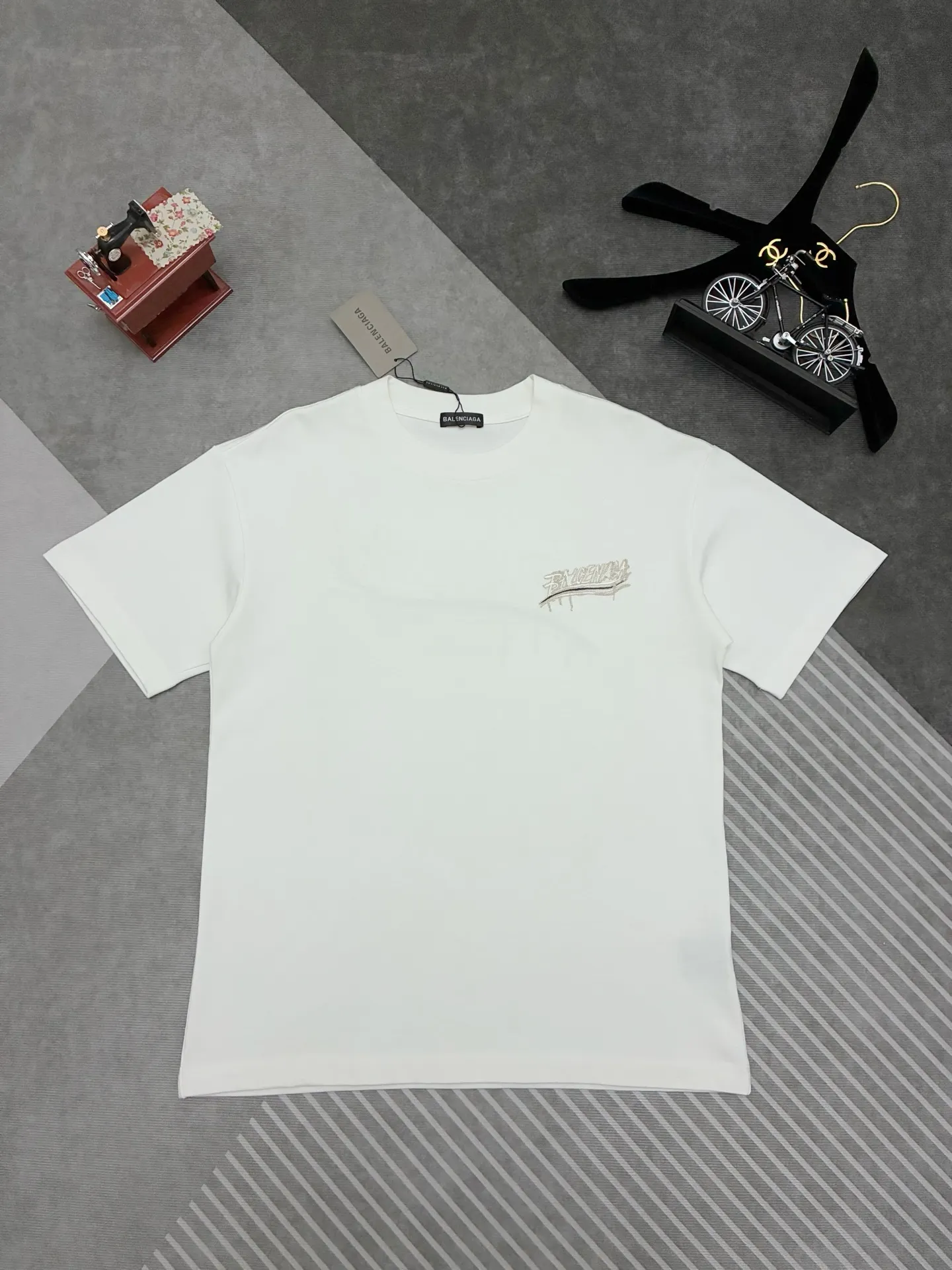 Logo Embroidered Oversized Cotton T-Shirt D17514904