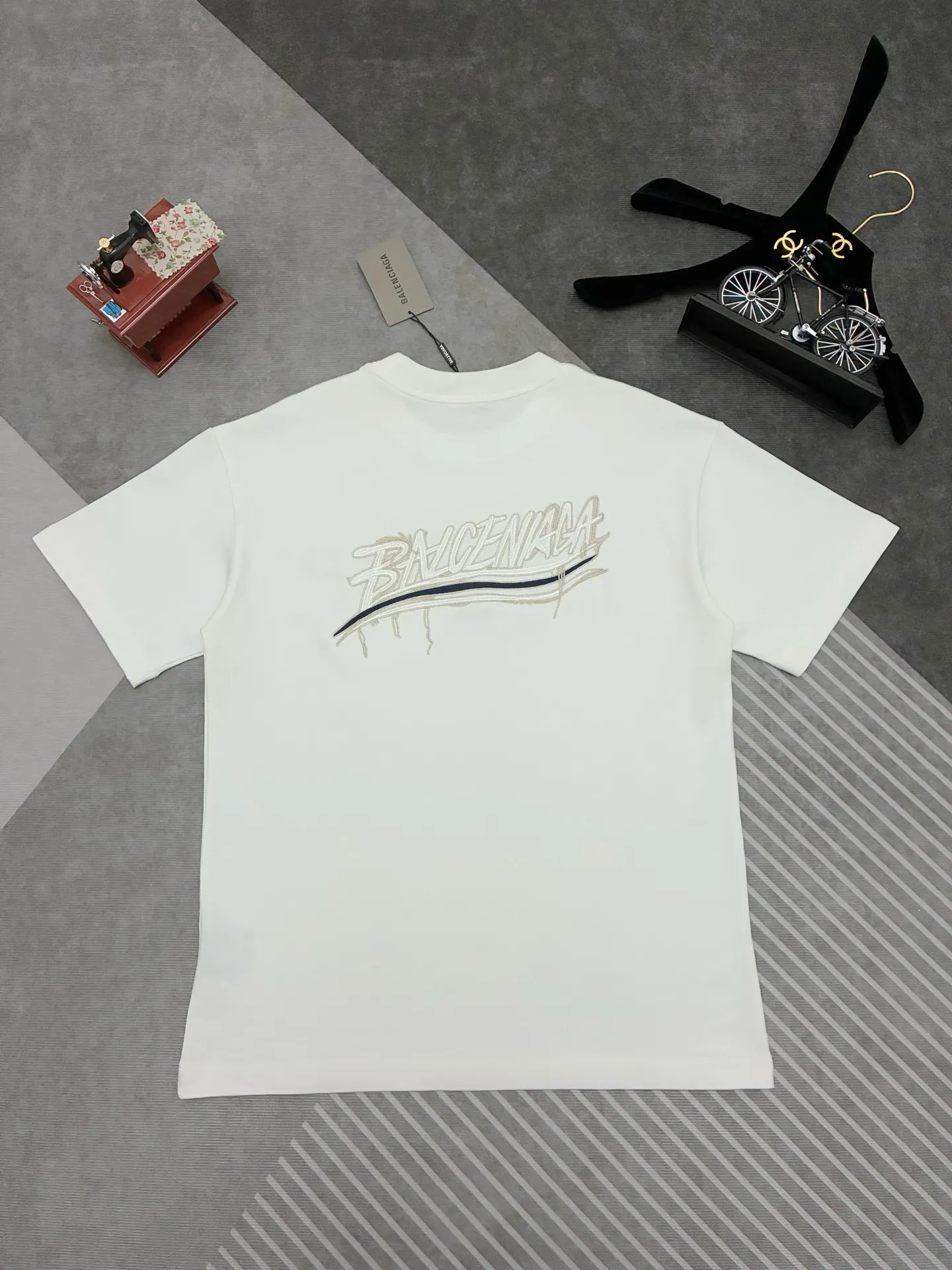 Logo Embroidered Oversized Cotton T-Shirt D17514904 — view 5