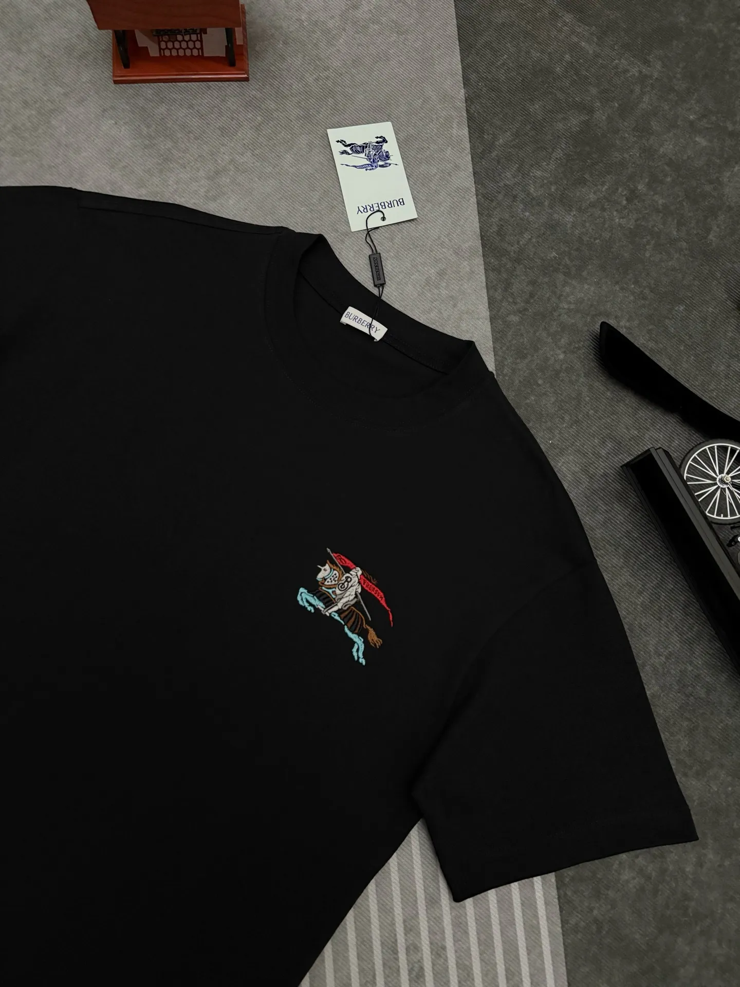 EKD Logo Embroidered Cotton T-Shirt D17514897 — view 3