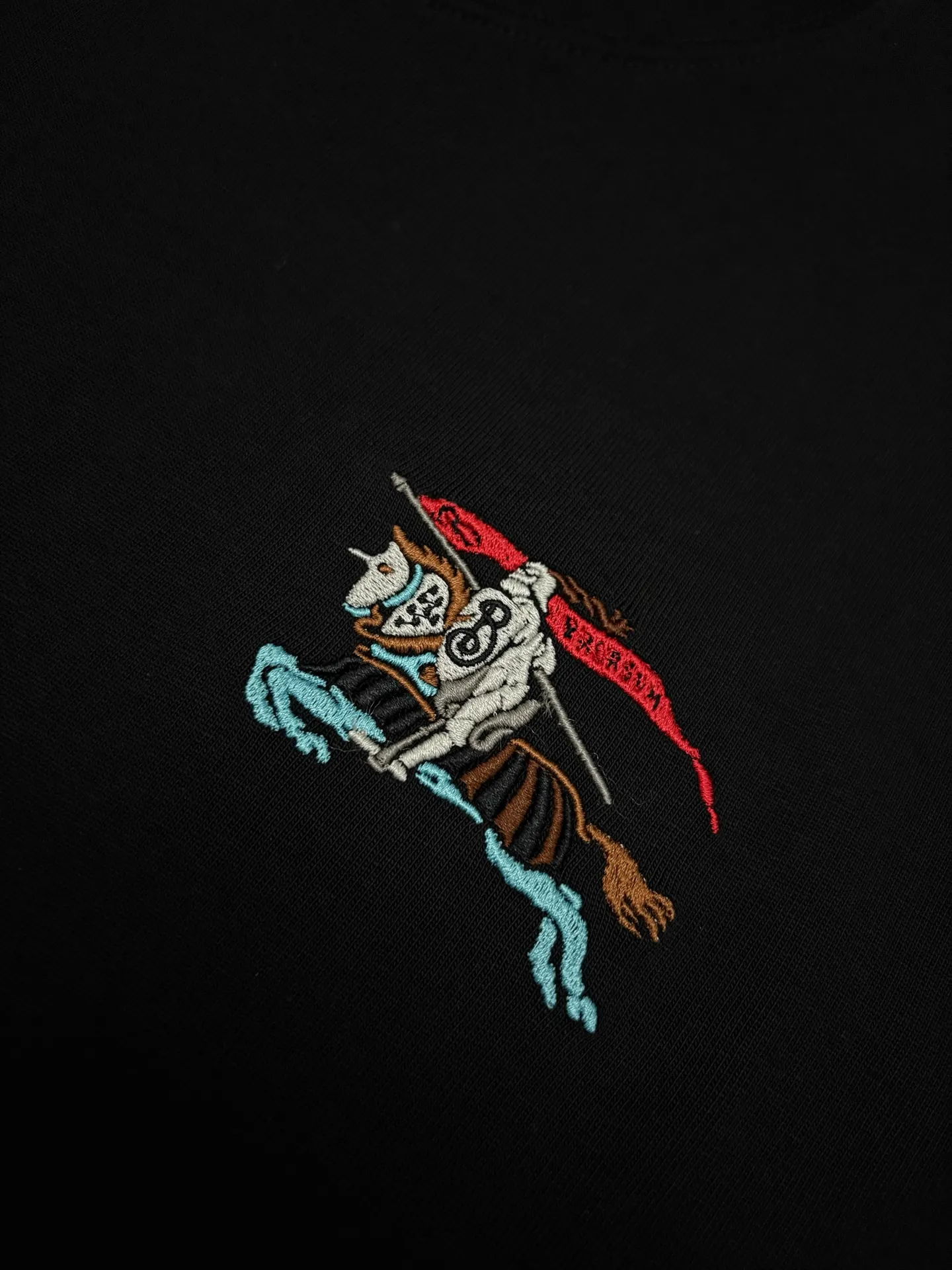 EKD Logo Embroidered Cotton T-Shirt D17514897 — view 5