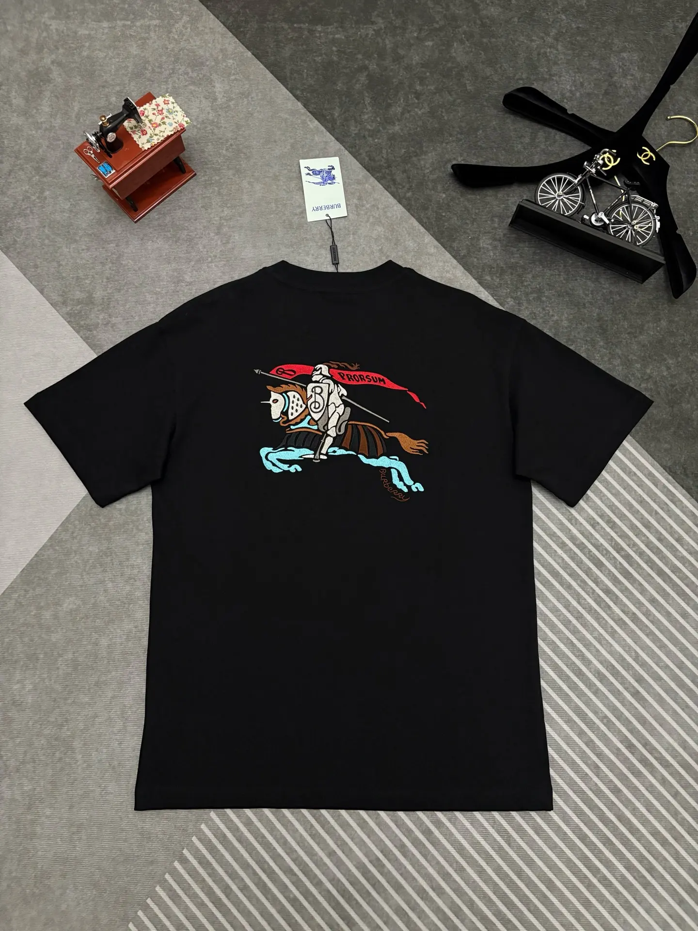 EKD Logo Embroidered Cotton T-Shirt D17514897 — view 6