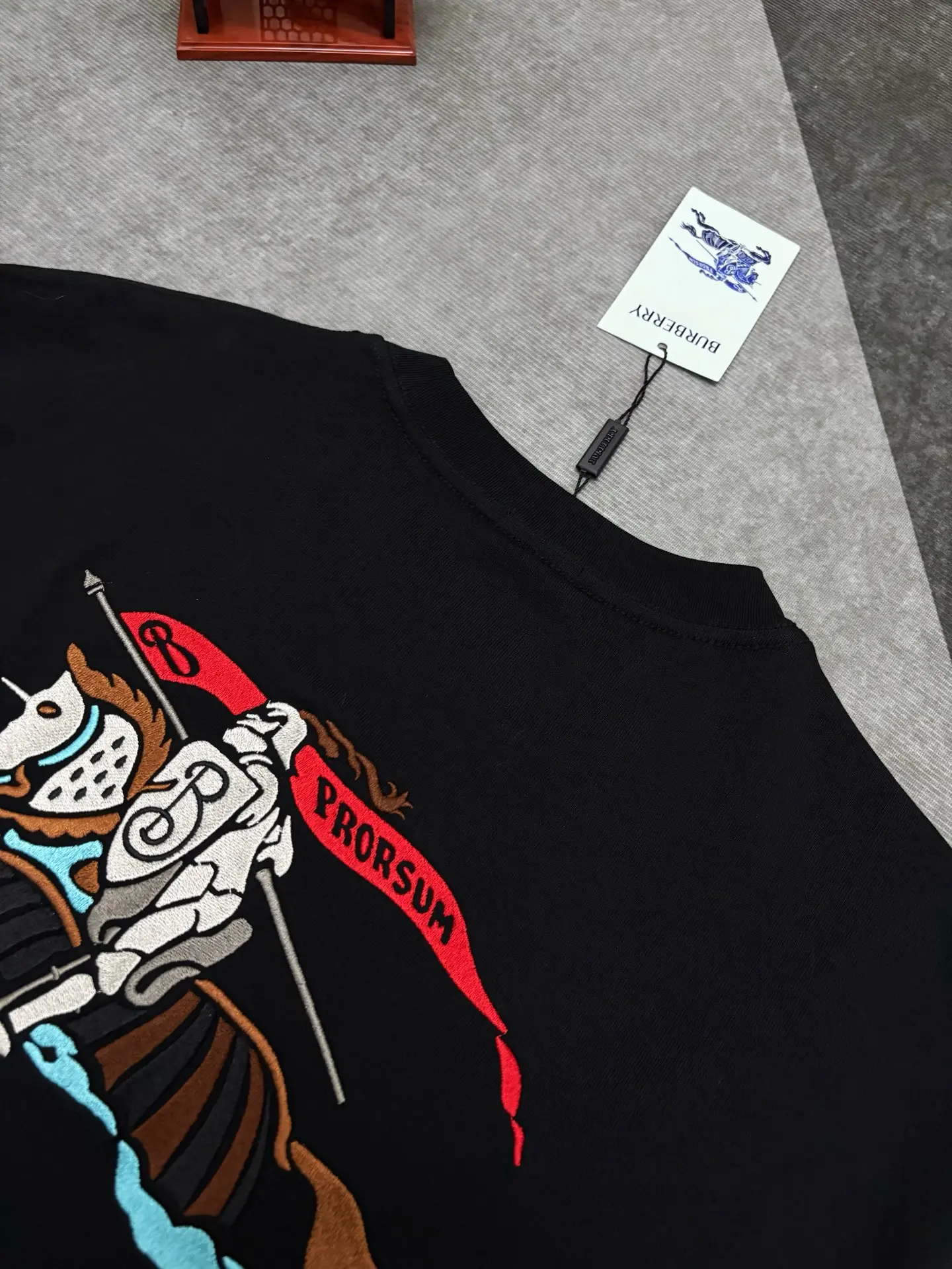 EKD Logo Embroidered Cotton T-Shirt D17514897 — view 9