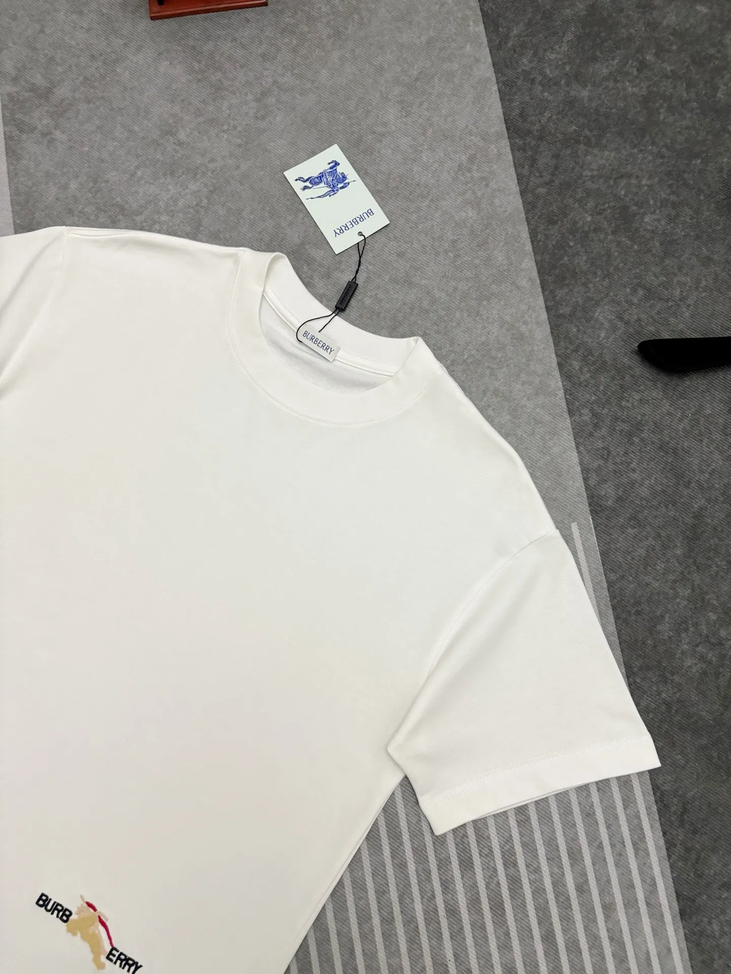 Embroidered Logo Cotton T-Shirt D17514883 — view 3