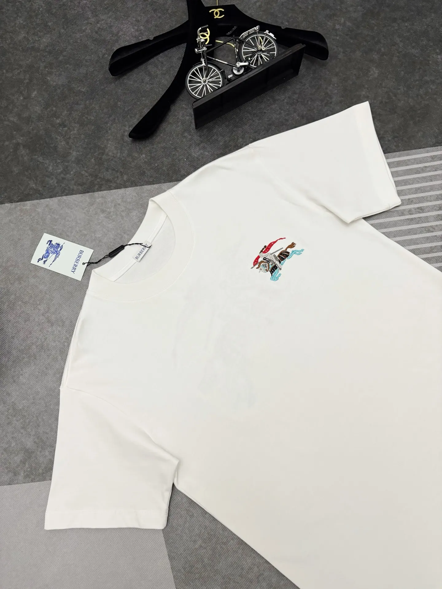 Embroidered Logo Cotton T-Shirt D17514898 — view 2