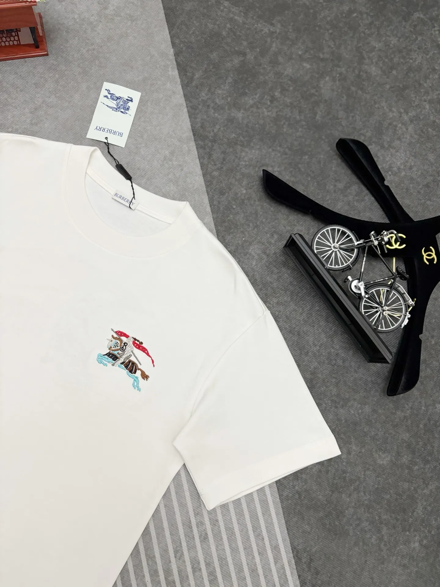 Embroidered Logo Cotton T-Shirt D17514898 — view 5