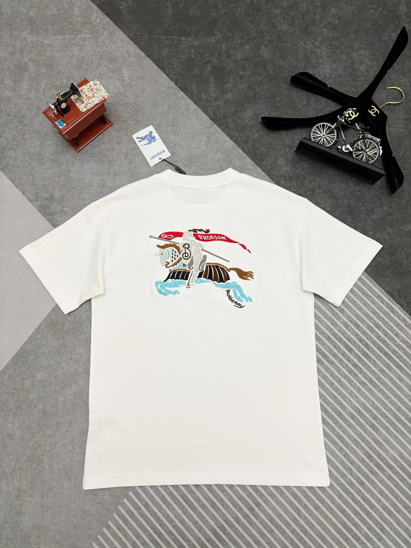 Embroidered Logo Cotton T-Shirt D17514898 — view 6