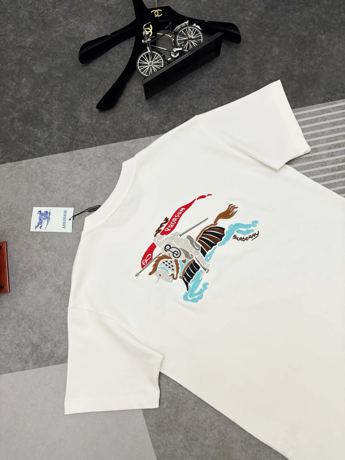 Embroidered Logo Cotton T-Shirt D17514898 — view 7