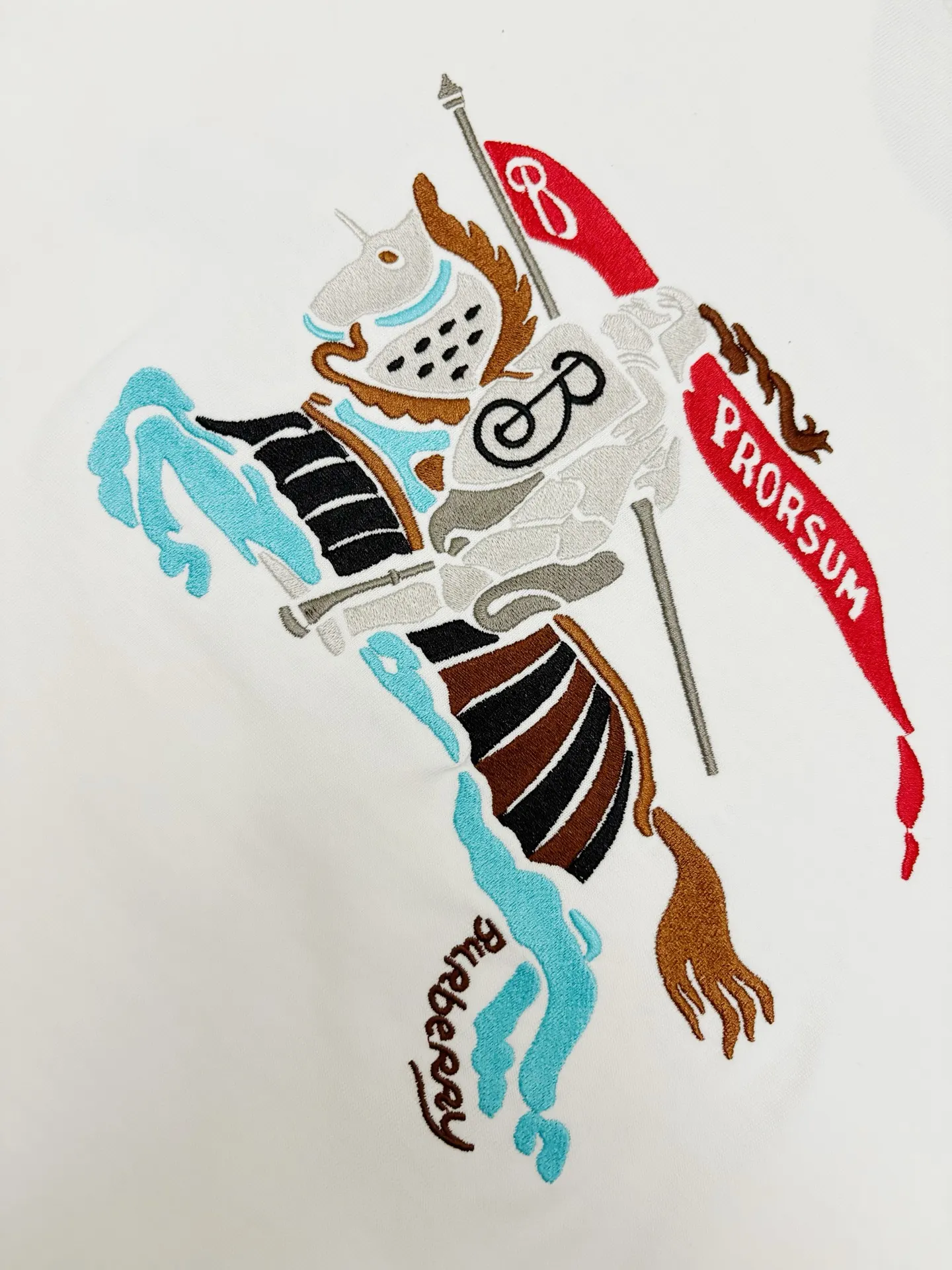 Embroidered Logo Cotton T-Shirt D17514898 — view 8