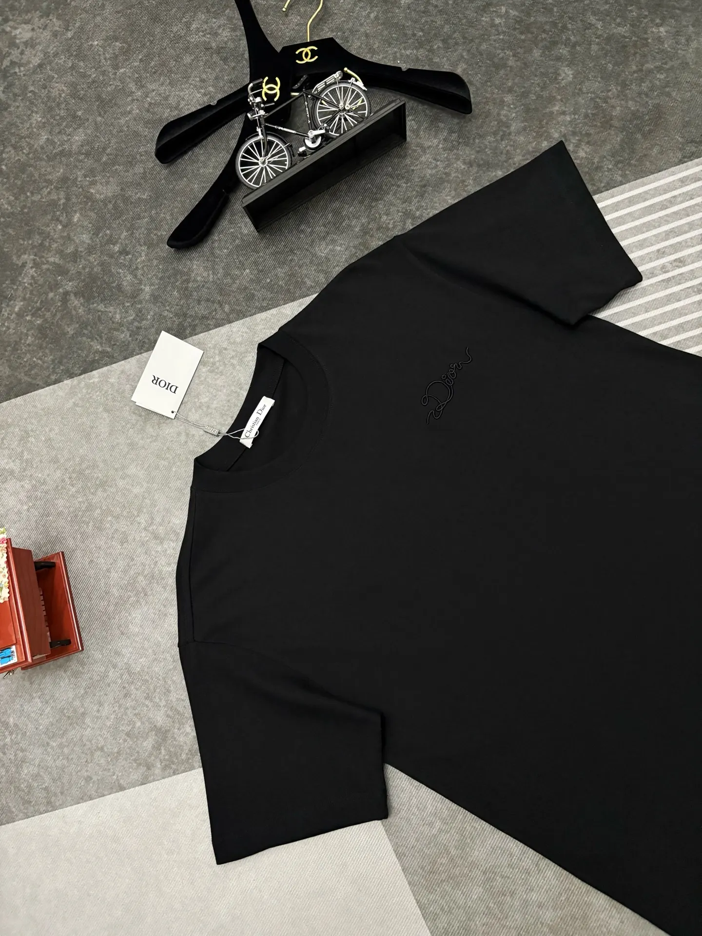 Embroidered Logo Cotton T-Shirt D17514875 — view 2