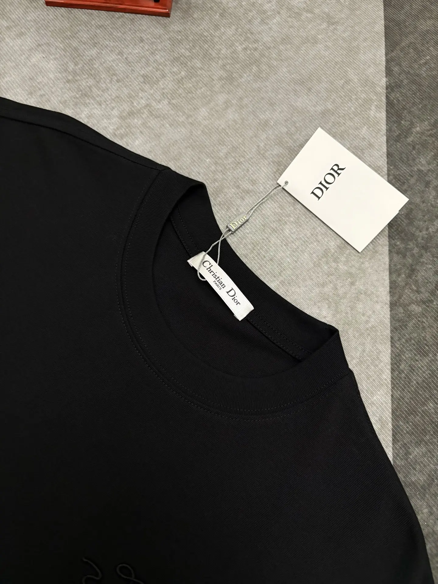 Embroidered Logo Cotton T-Shirt D17514875 — view 4
