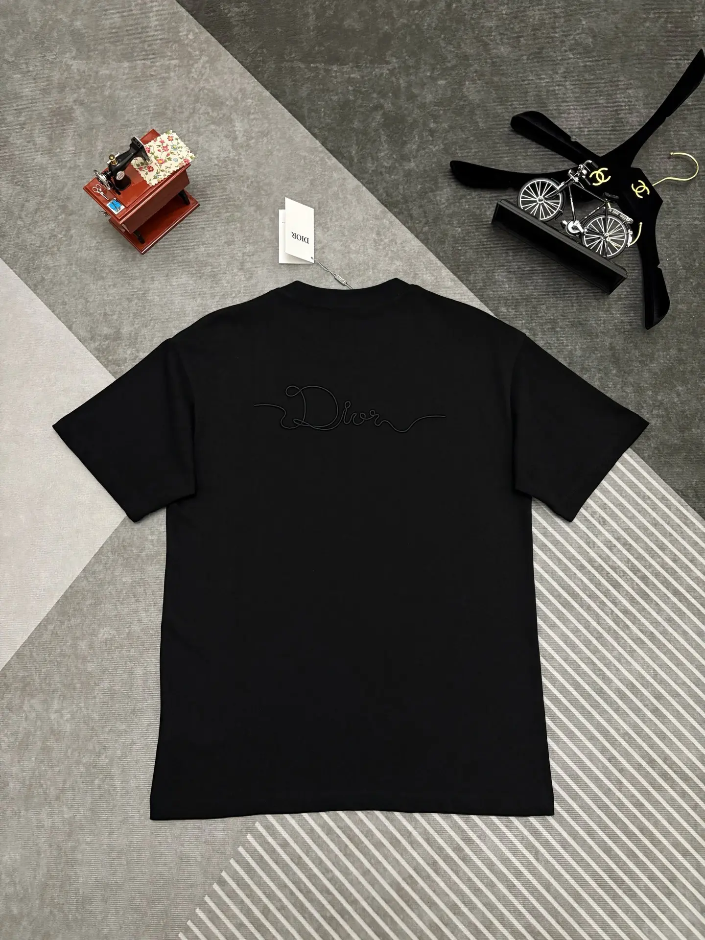 Embroidered Logo Cotton T-Shirt D17514875 — view 6