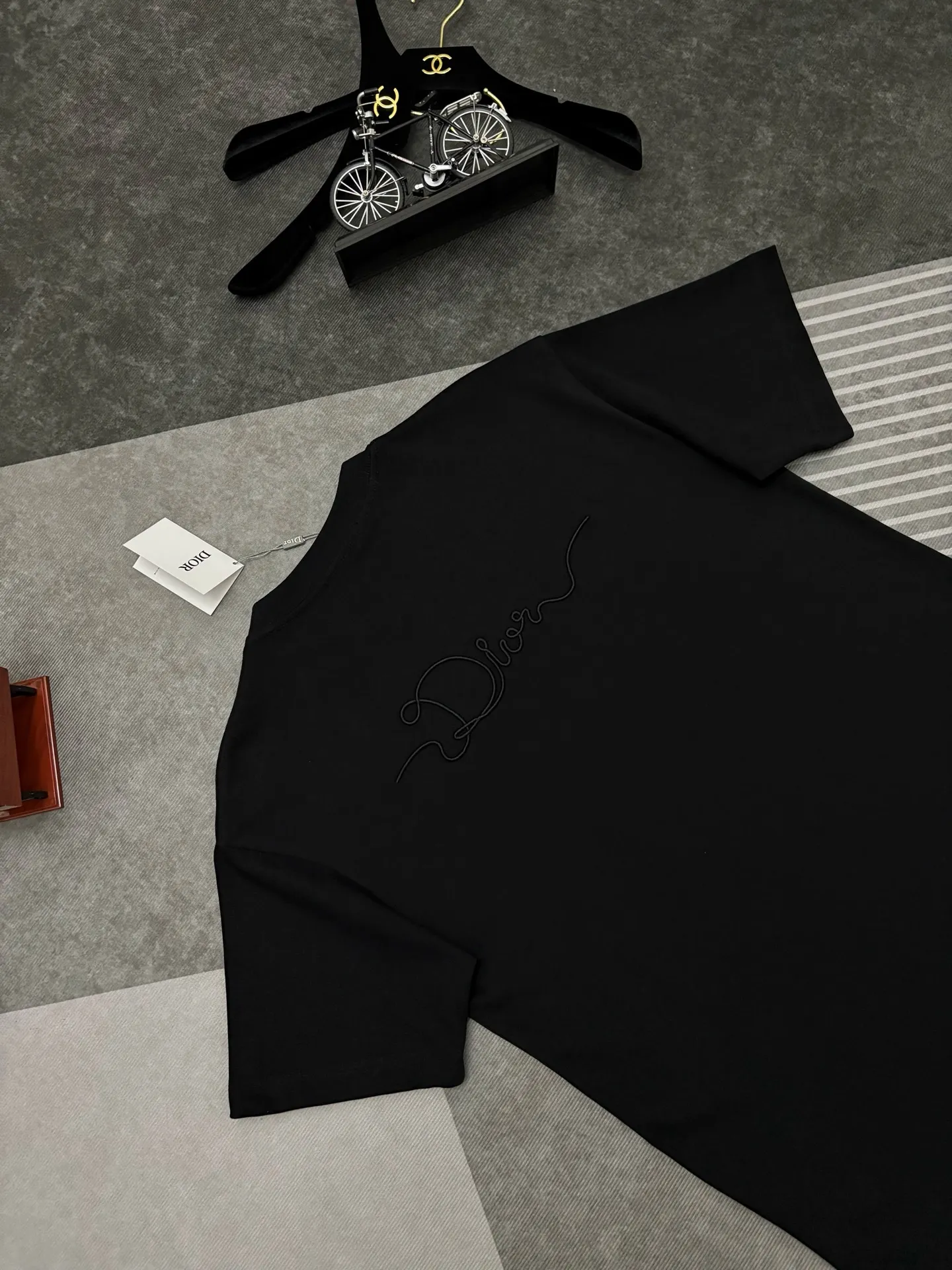 Embroidered Logo Cotton T-Shirt D17514875 — view 7