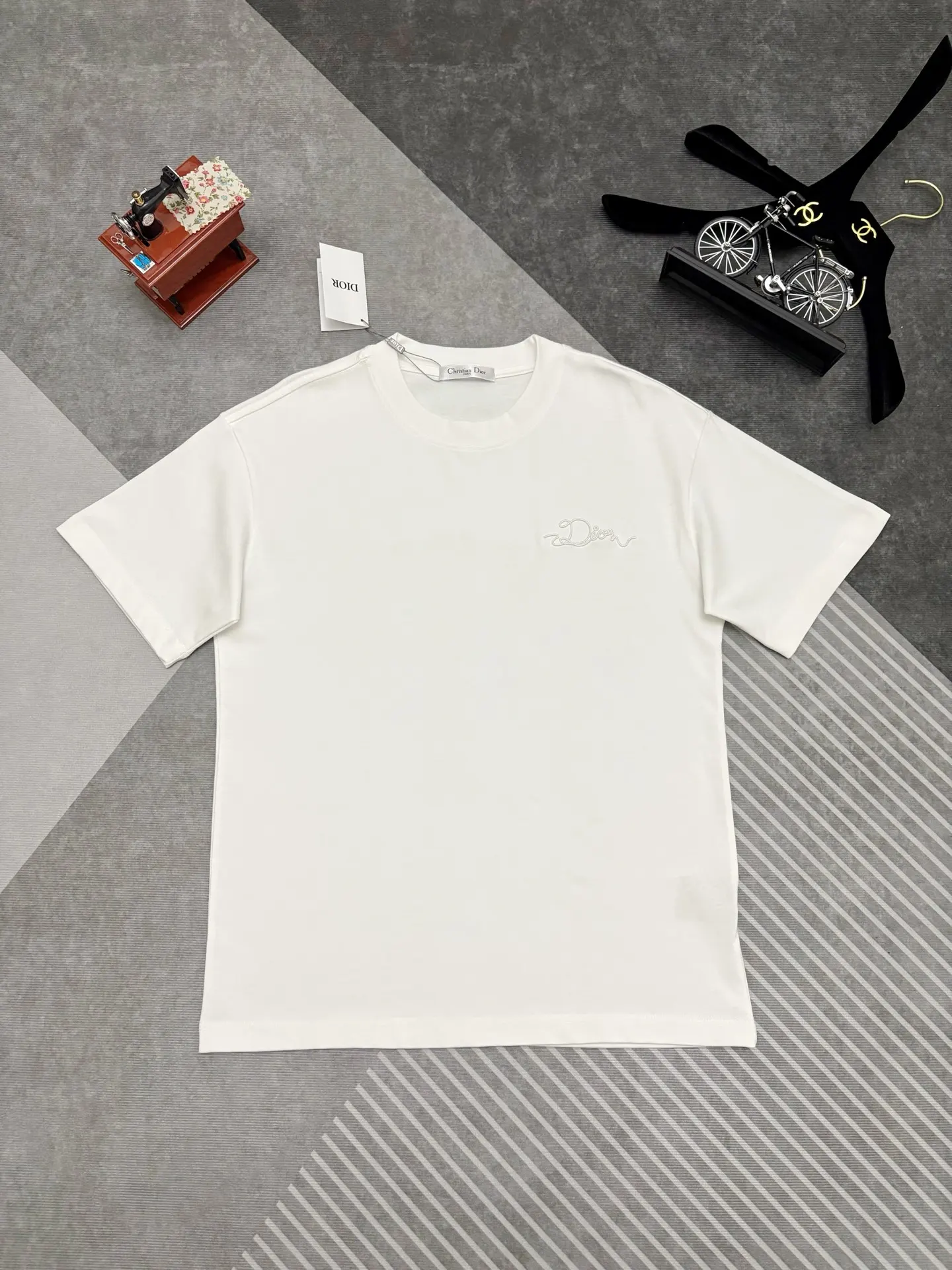 Logo Embroidered Cotton T-Shirt D17514876