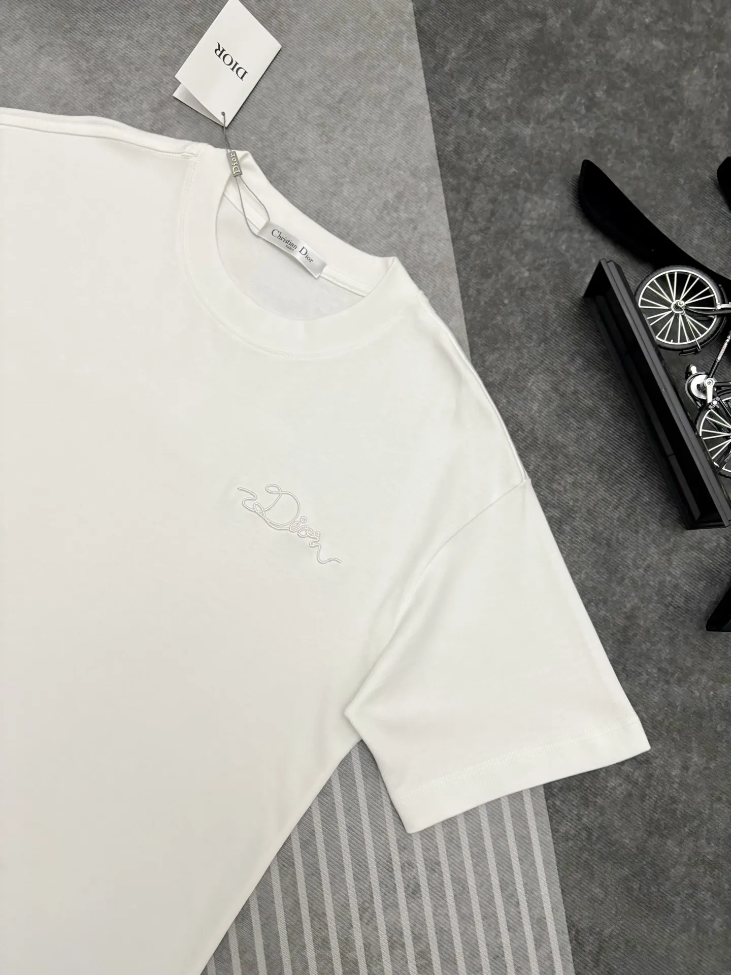 Logo Embroidered Cotton T-Shirt D17514876 — view 3