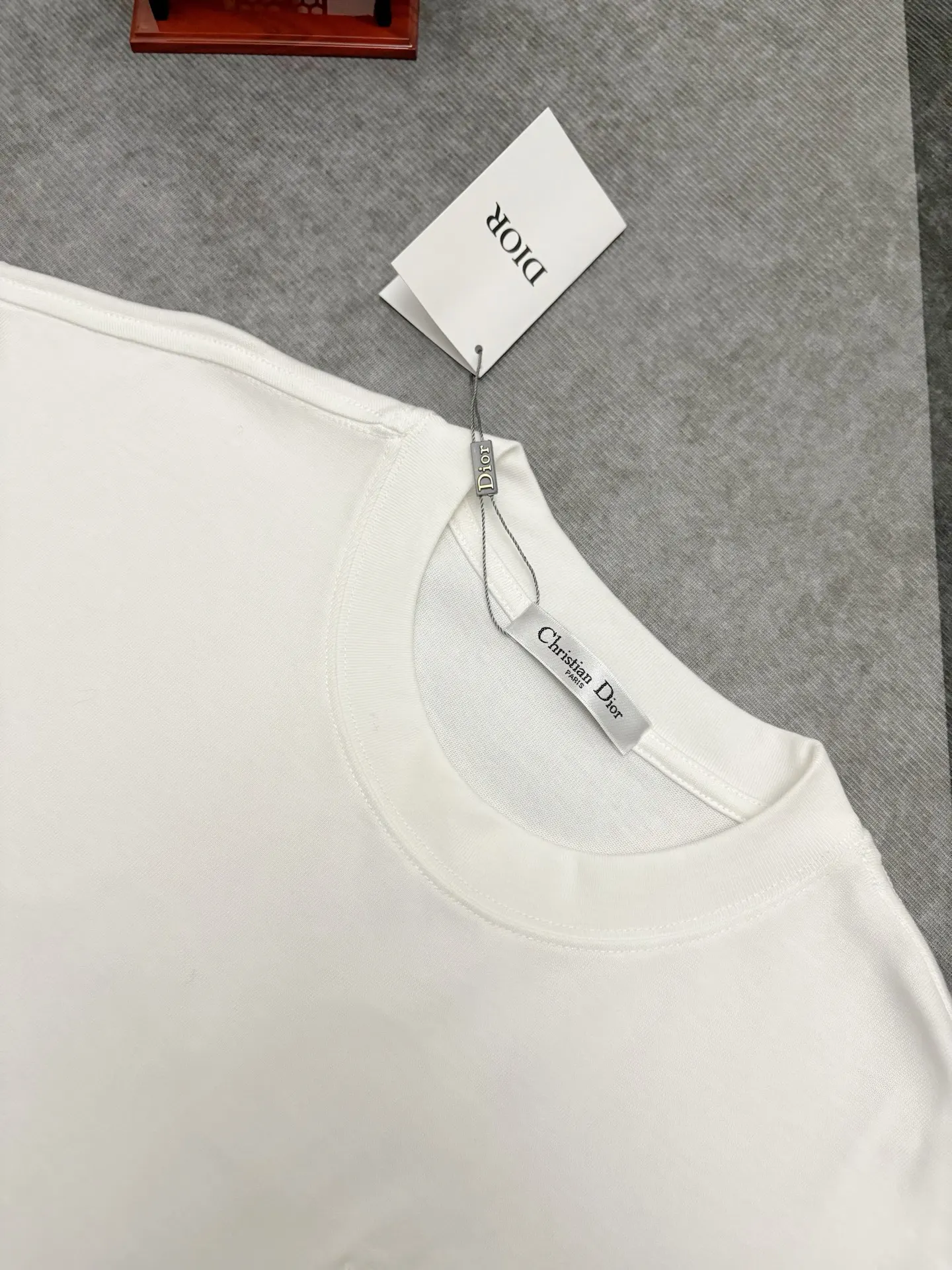 Logo Embroidered Cotton T-Shirt D17514876 — view 4