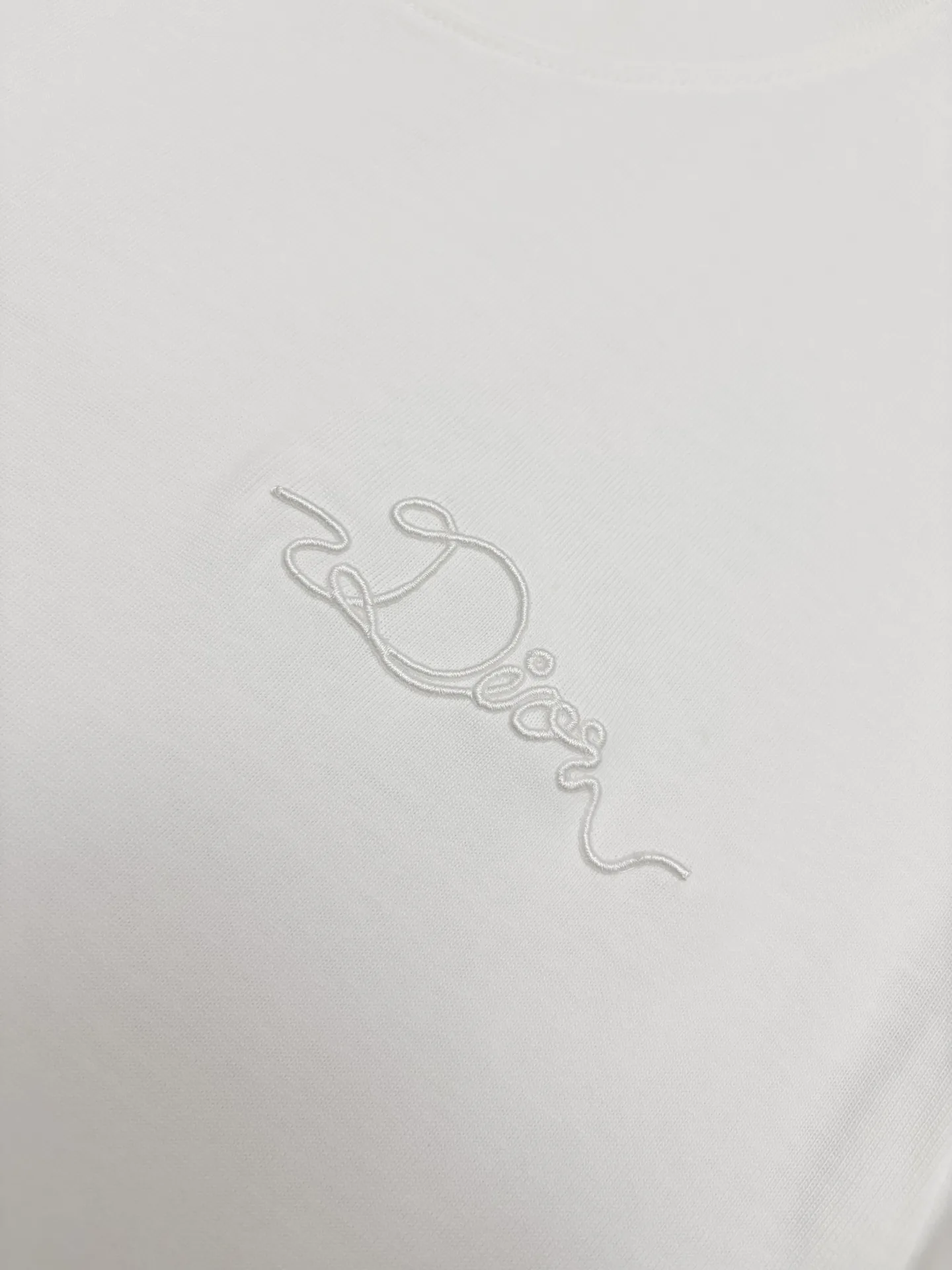 Logo Embroidered Cotton T-Shirt D17514876 — view 5