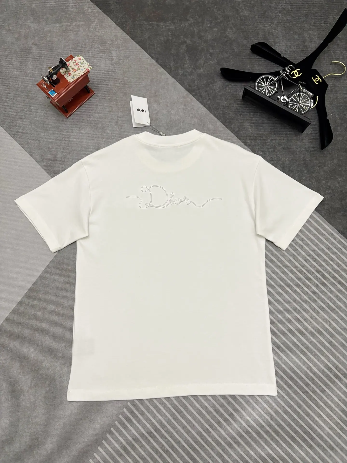 Logo Embroidered Cotton T-Shirt D17514876 — view 6