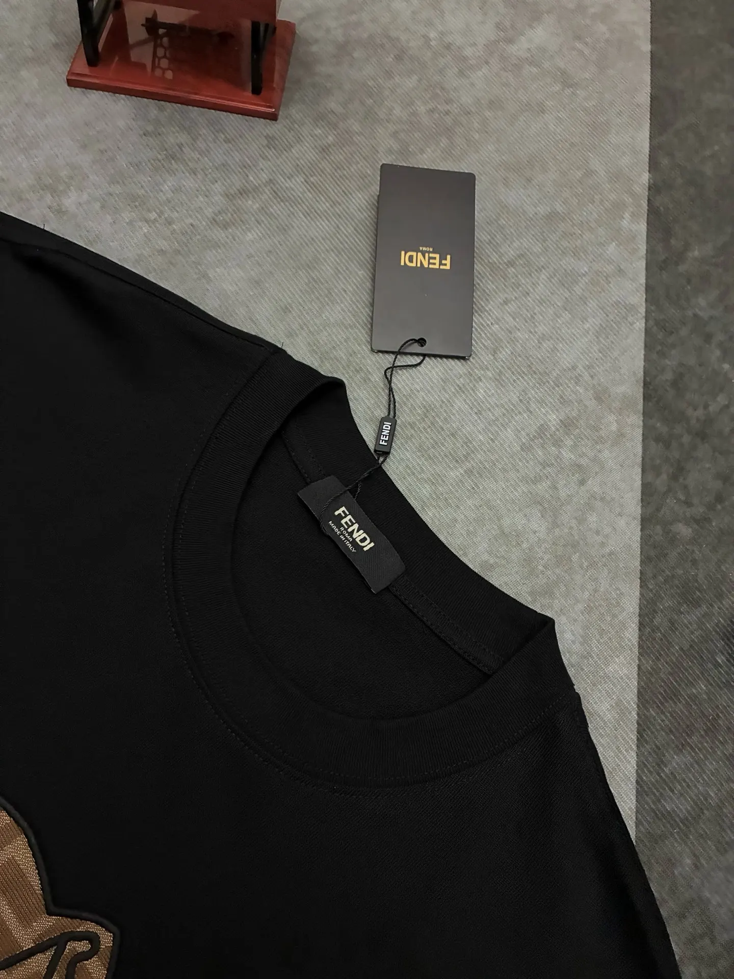 Embroidered Logo Dog Cotton T-Shirt D17514901 — view 4