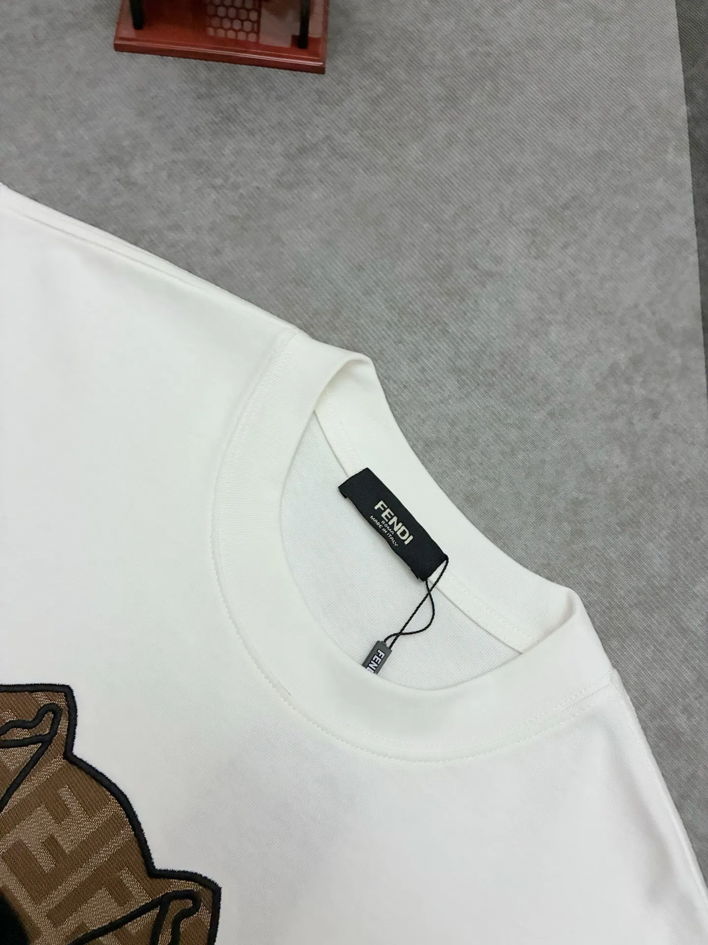 Embroidered Logo Dog Cotton T-Shirt D17514902 — view 4