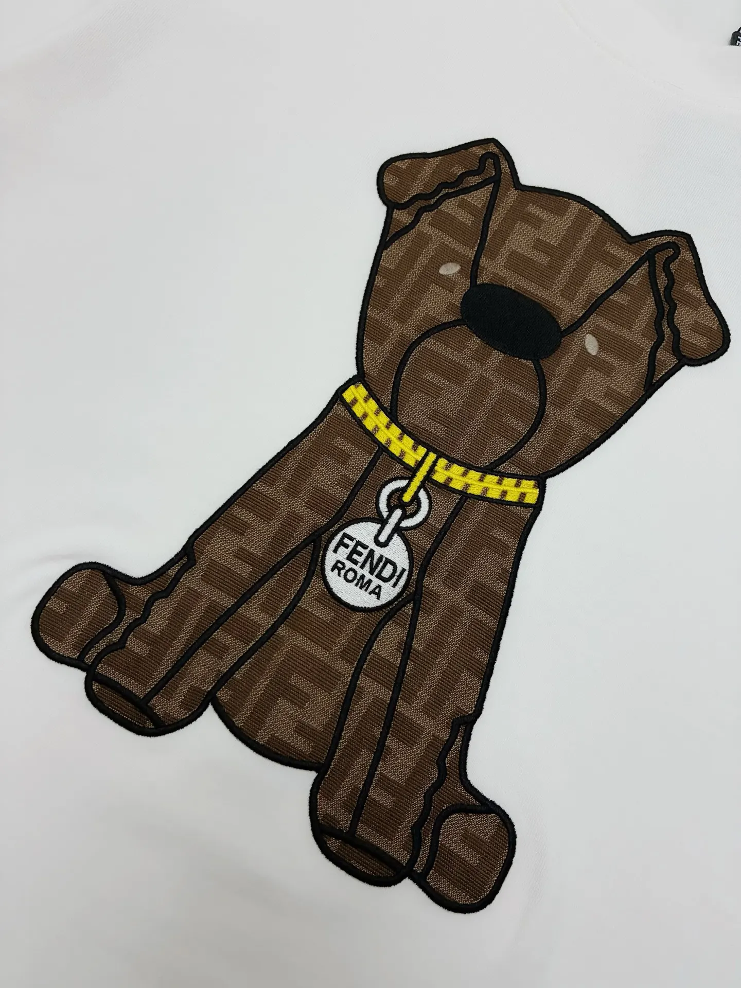 Embroidered Logo Dog Cotton T-Shirt D17514902 — view 5