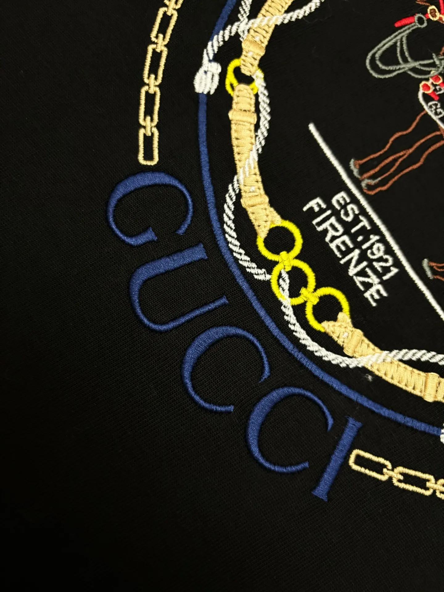 Embroidered Equestrian Logo Cotton T-Shirt D17514886 — view 6