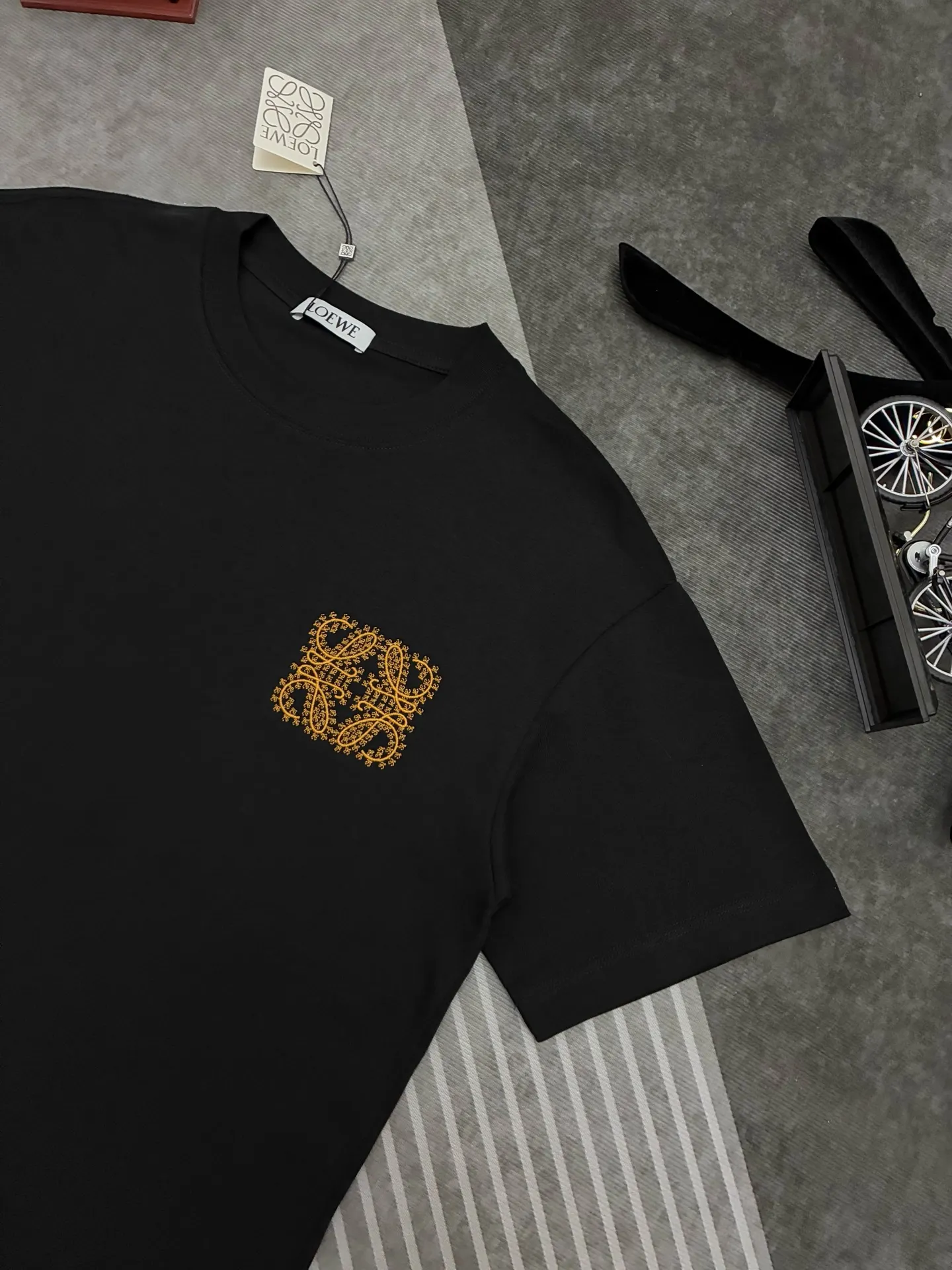 Anagram Embroidered Cotton T-Shirt D17514909 — view 3
