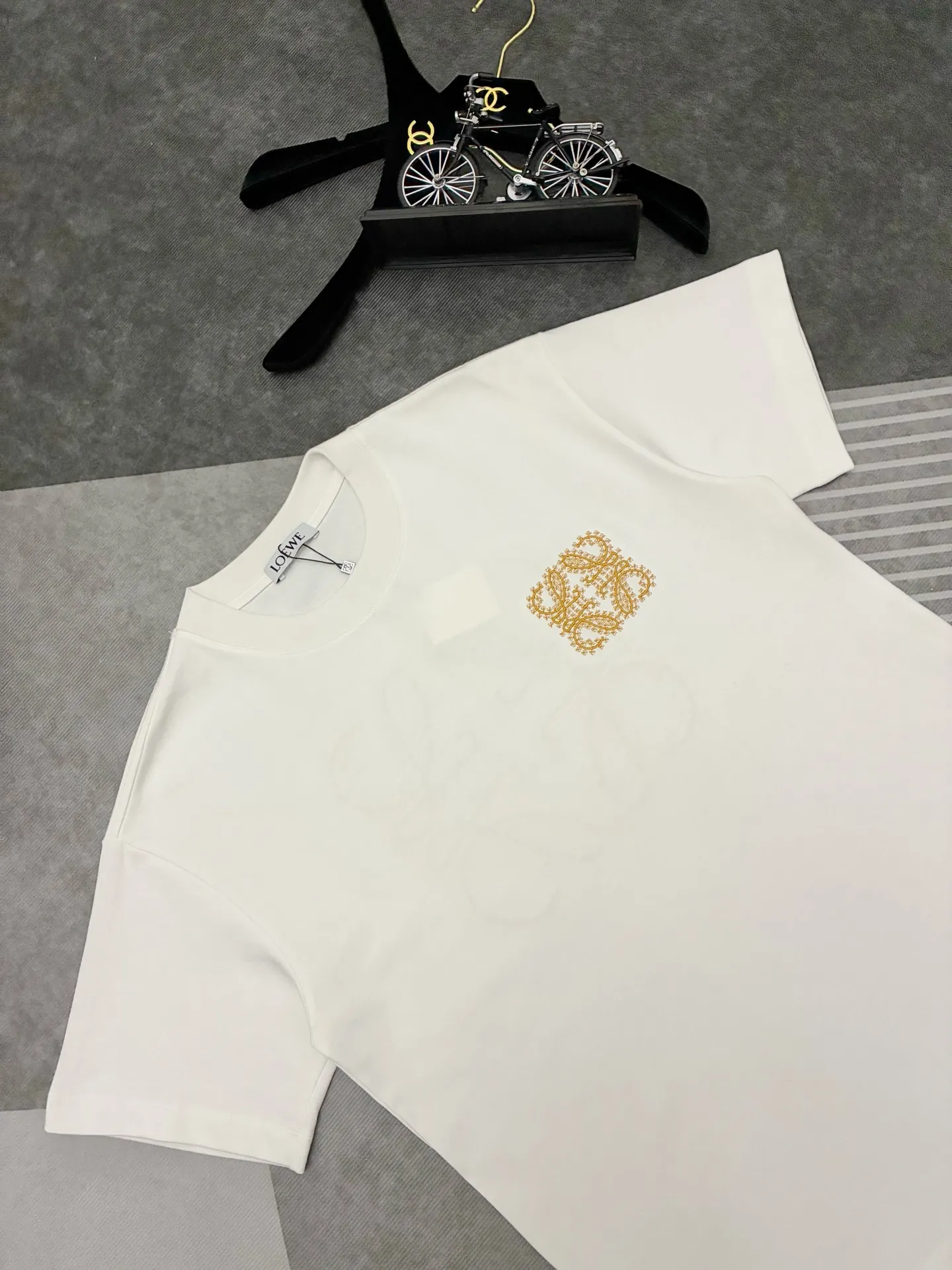 Anagram Embroidered Cotton T-Shirt D17514910 — view 2