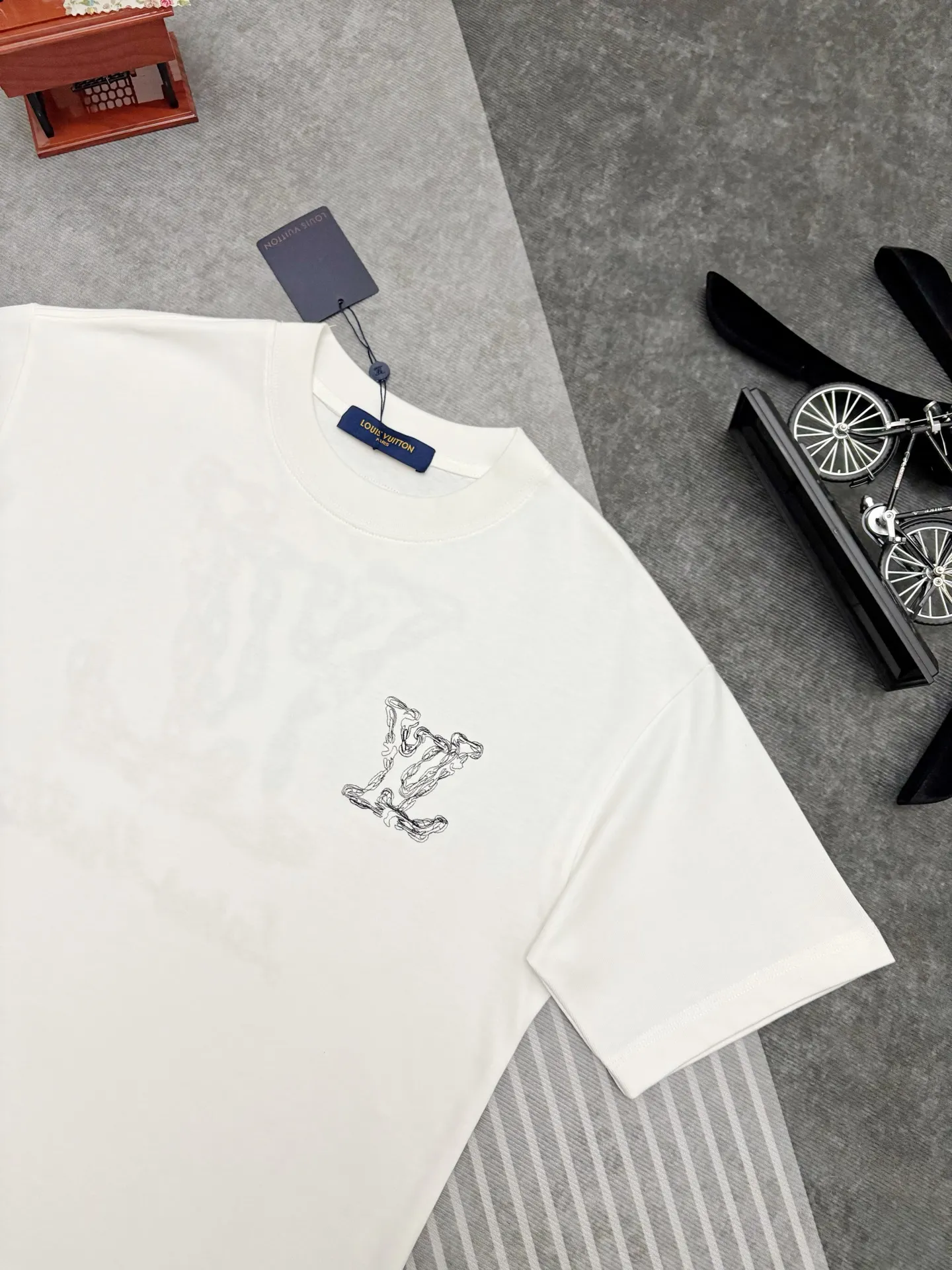 Embroidered Logo Cotton T-Shirt D17514894 — view 3