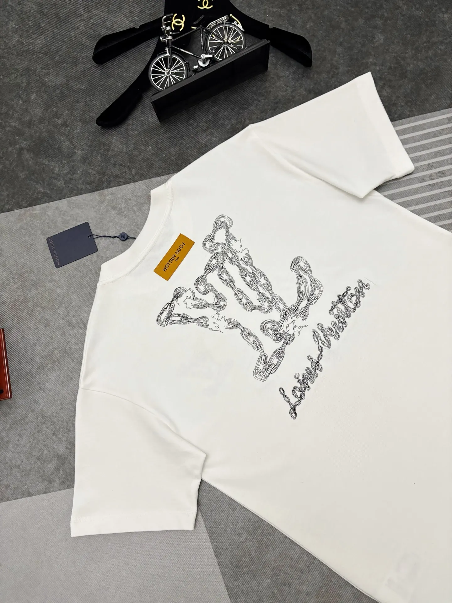 Embroidered Logo Cotton T-Shirt D17514894 — view 7