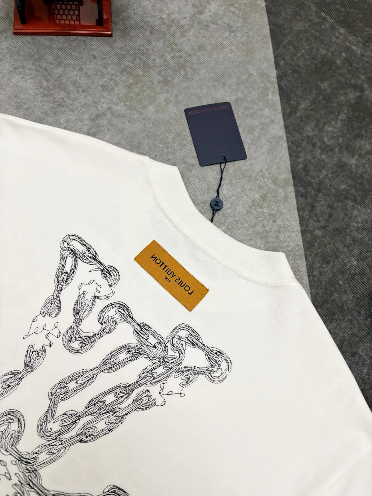 Embroidered Logo Cotton T-Shirt D17514894 — view 8