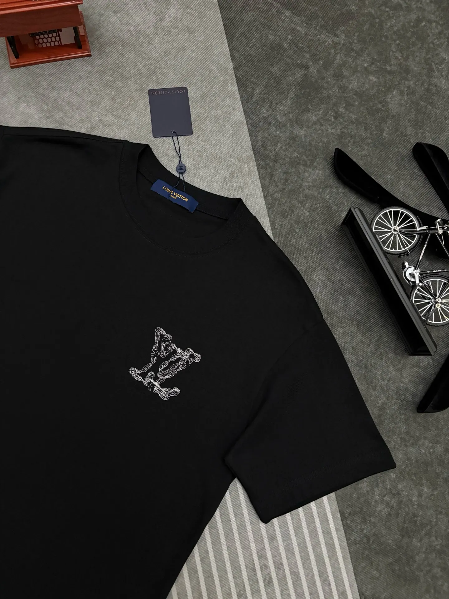 Embroidered Logo Cotton T-Shirt D17514893 — view 3