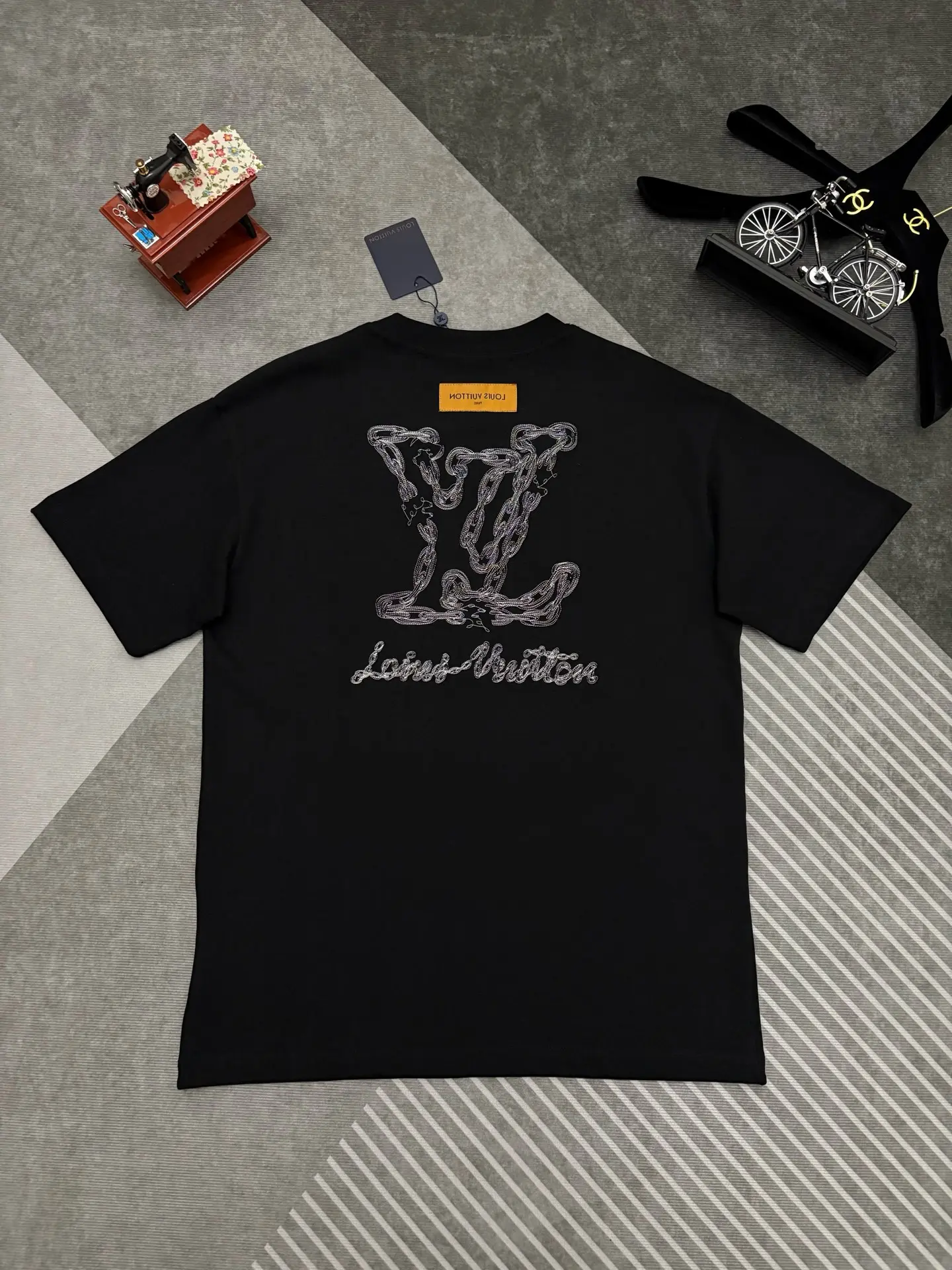 Embroidered Logo Cotton T-Shirt D17514893 — view 6