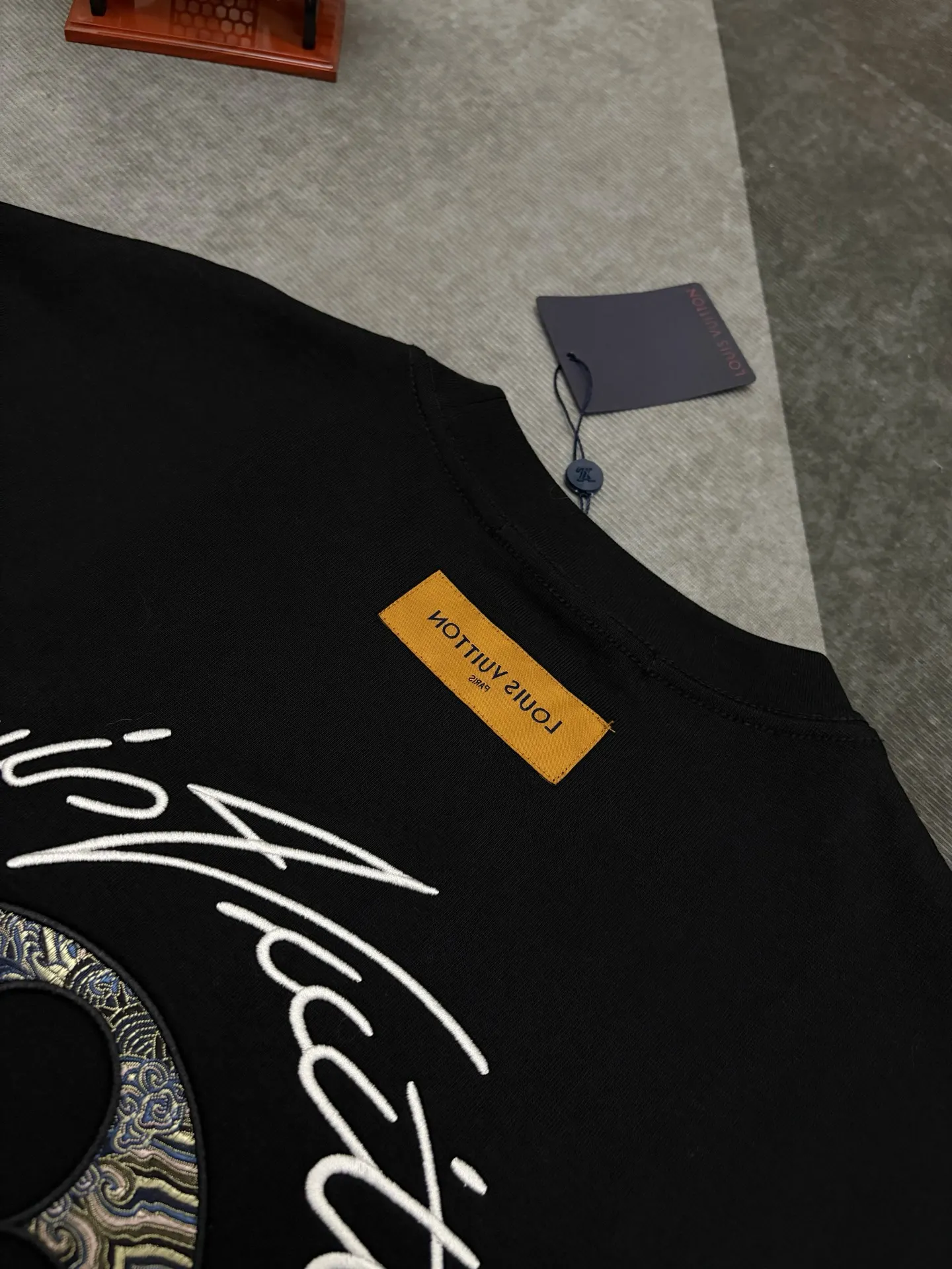 Embroidered Logo Cotton T-Shirt D17514899 — view 7