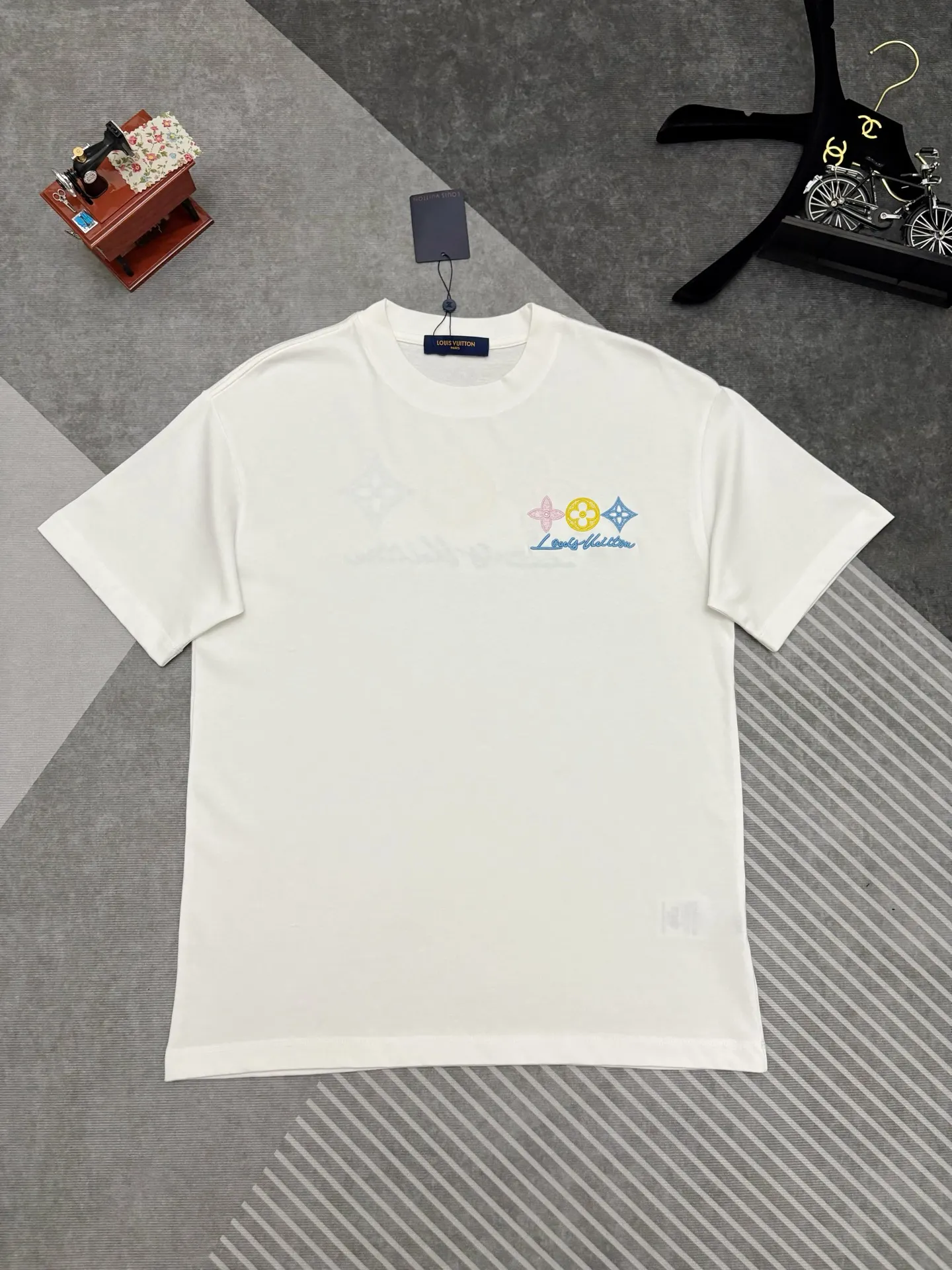 Embroidered Monogram Cotton T-Shirt D17514881