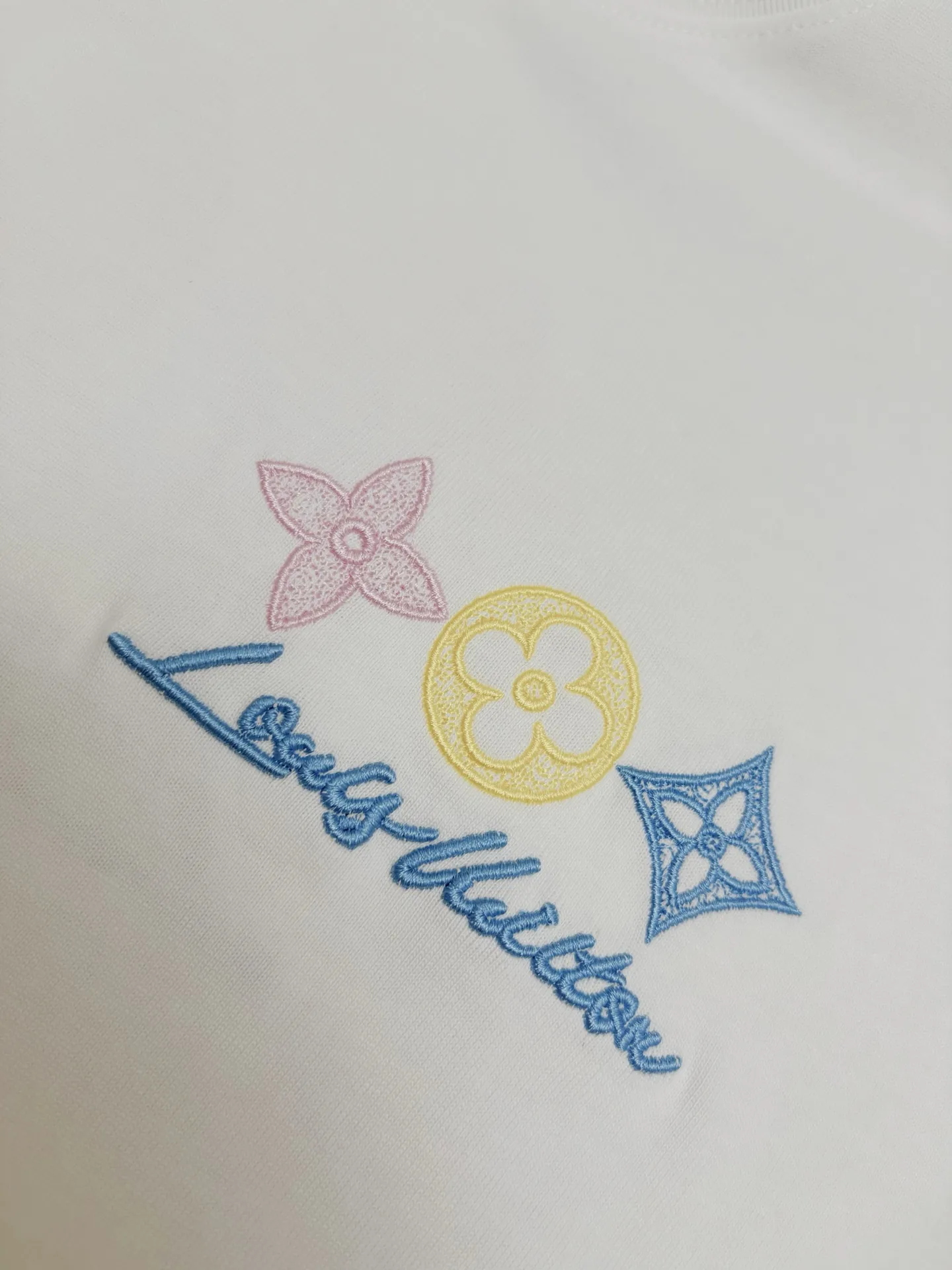 Embroidered Monogram Cotton T-Shirt D17514881 — view 4