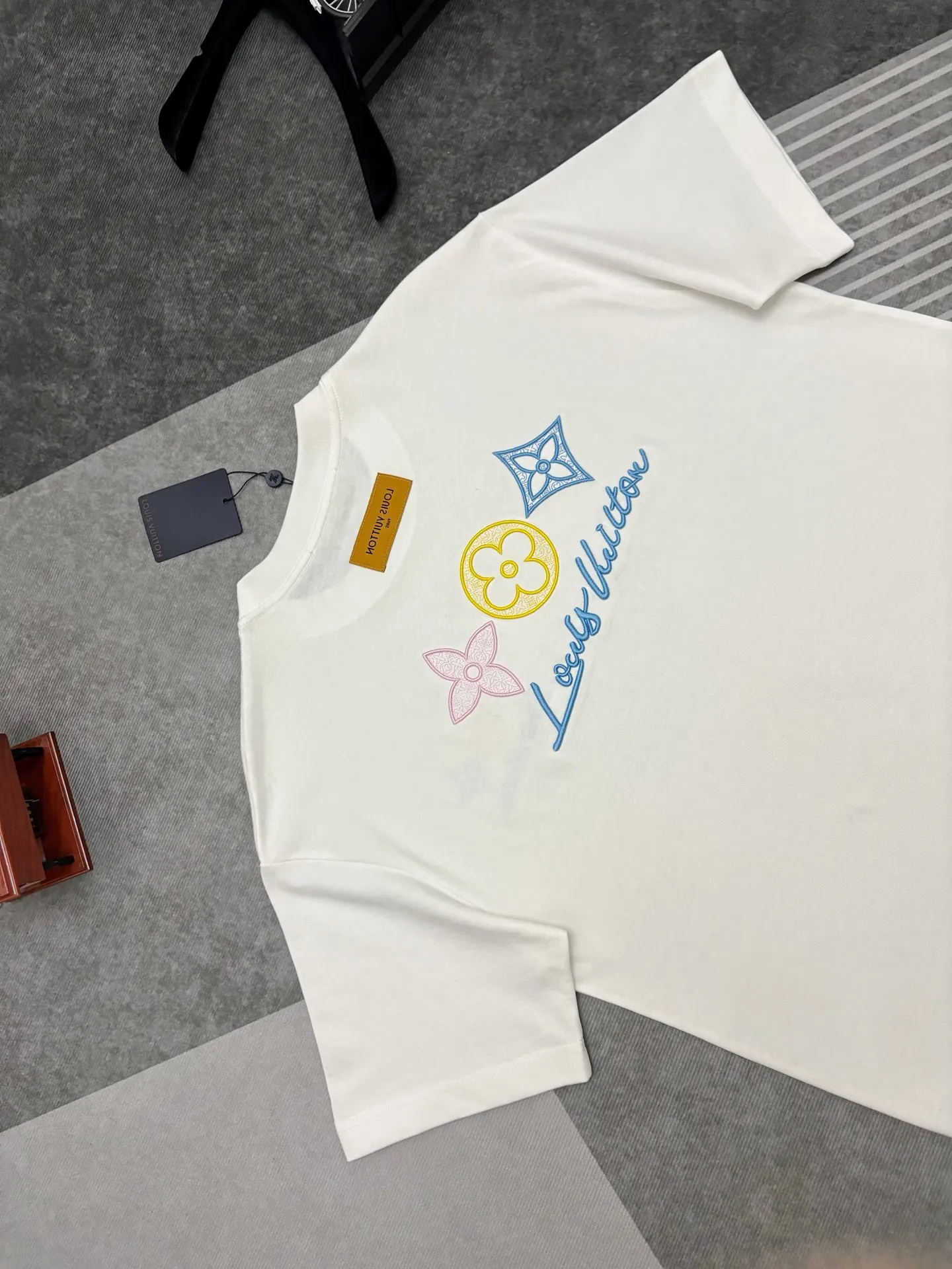 Embroidered Monogram Cotton T-Shirt D17514881 — view 6