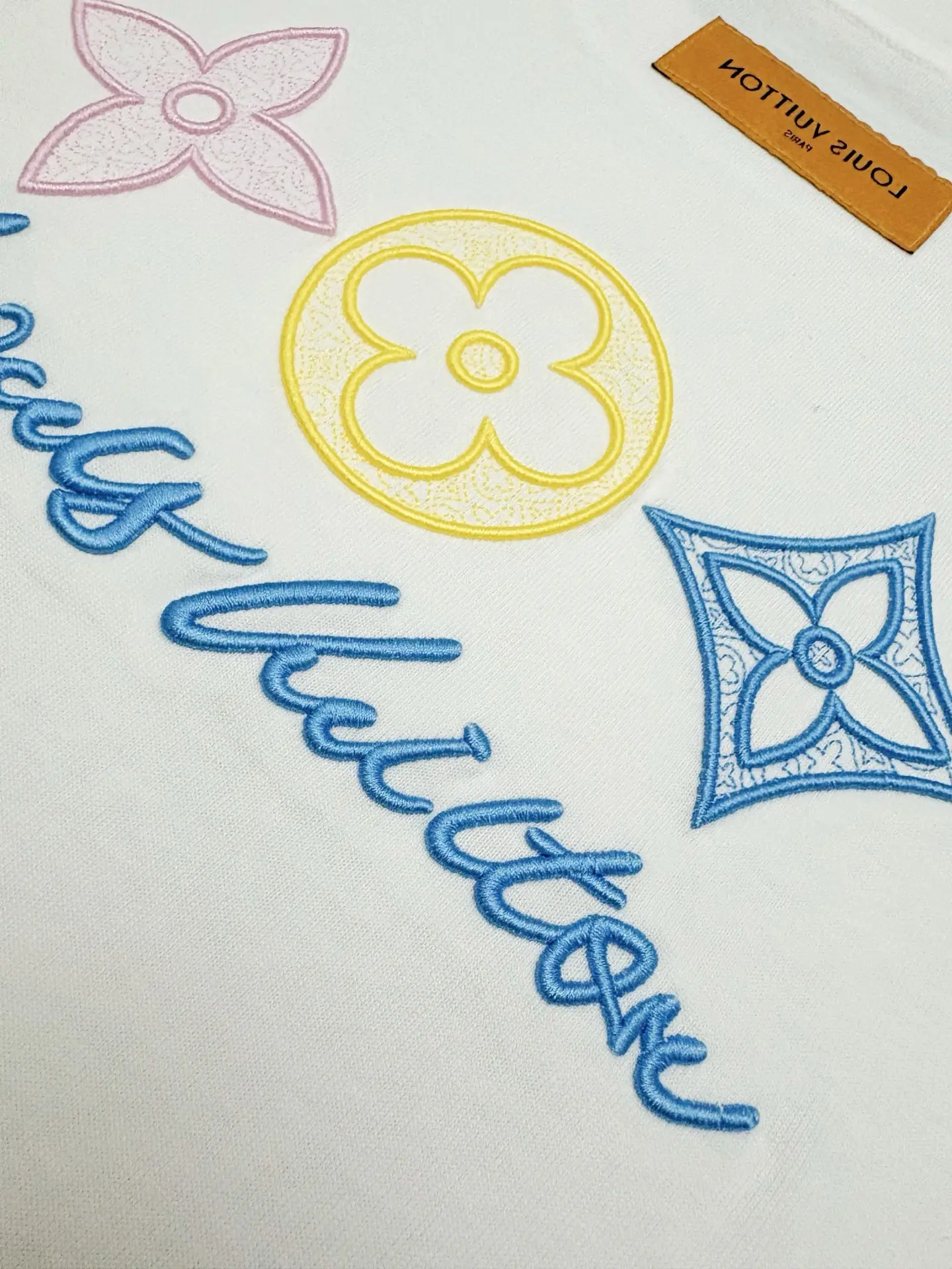 Embroidered Monogram Cotton T-Shirt D17514881 — view 9