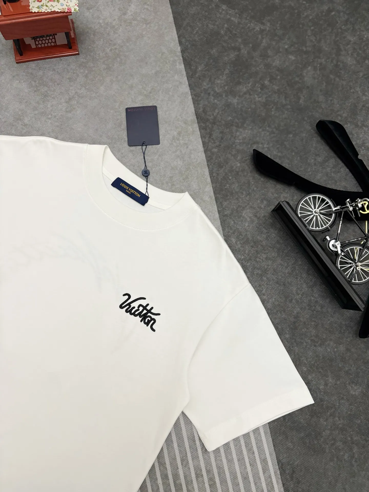 Embroidered Logo Cotton T-Shirt D17514900 — view 3
