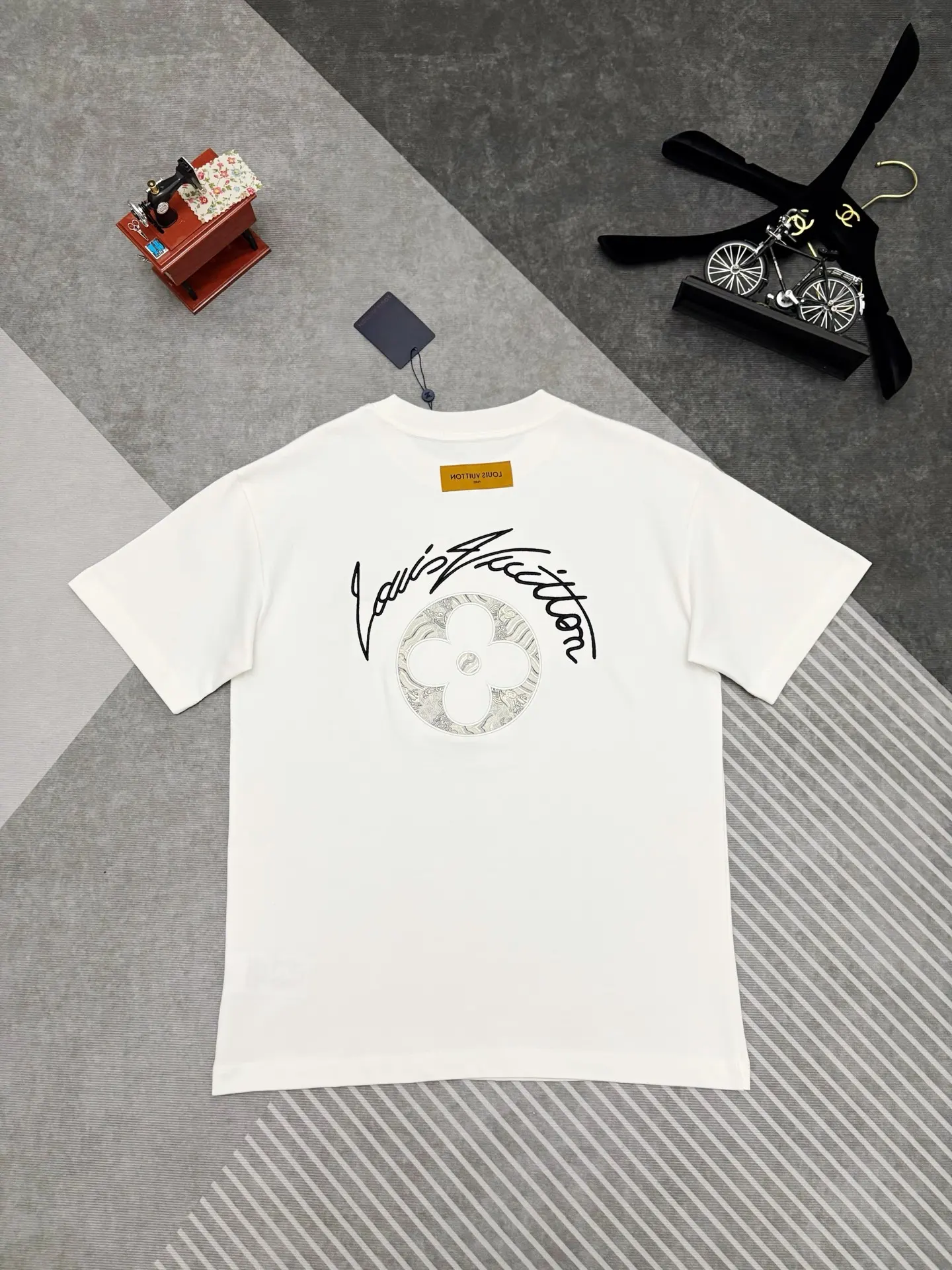 Embroidered Logo Cotton T-Shirt D17514900 — view 6