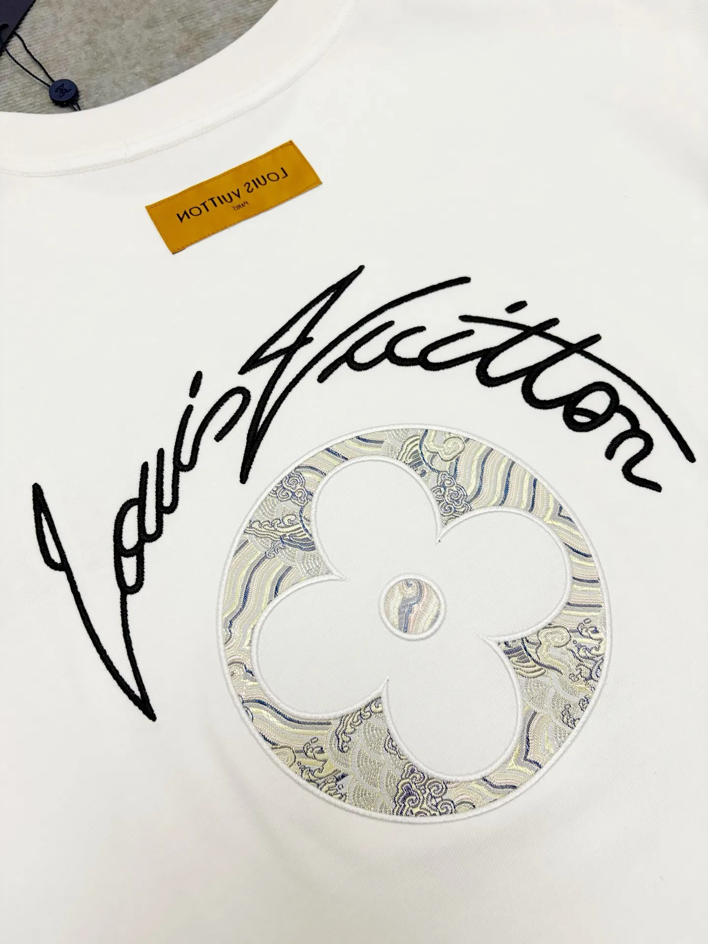 Embroidered Logo Cotton T-Shirt D17514900 — view 9
