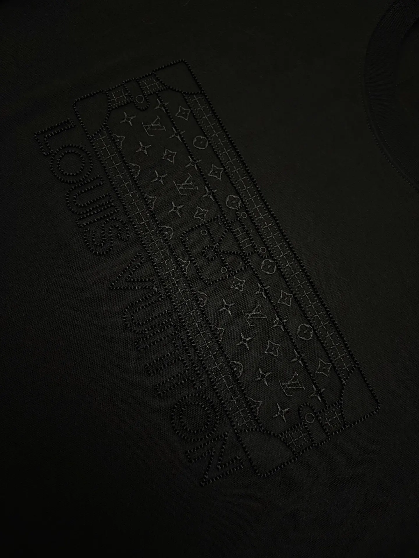 Embroidered Monogram Cotton T-Shirt D17514878 — view 5