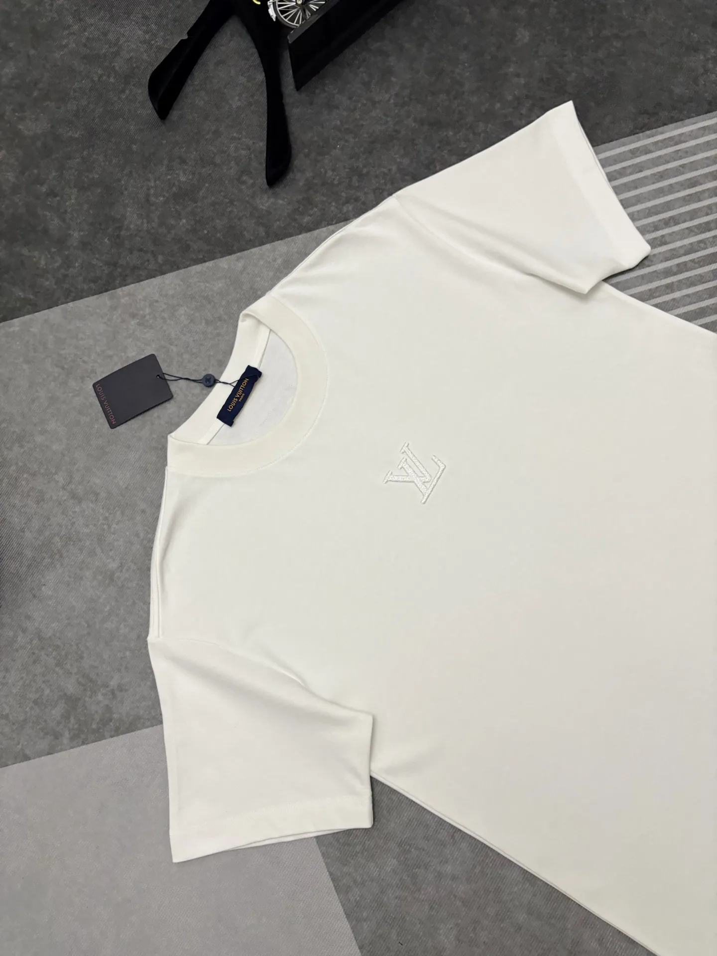 Embroidered Logo Cotton T-Shirt D17514887 — view 2